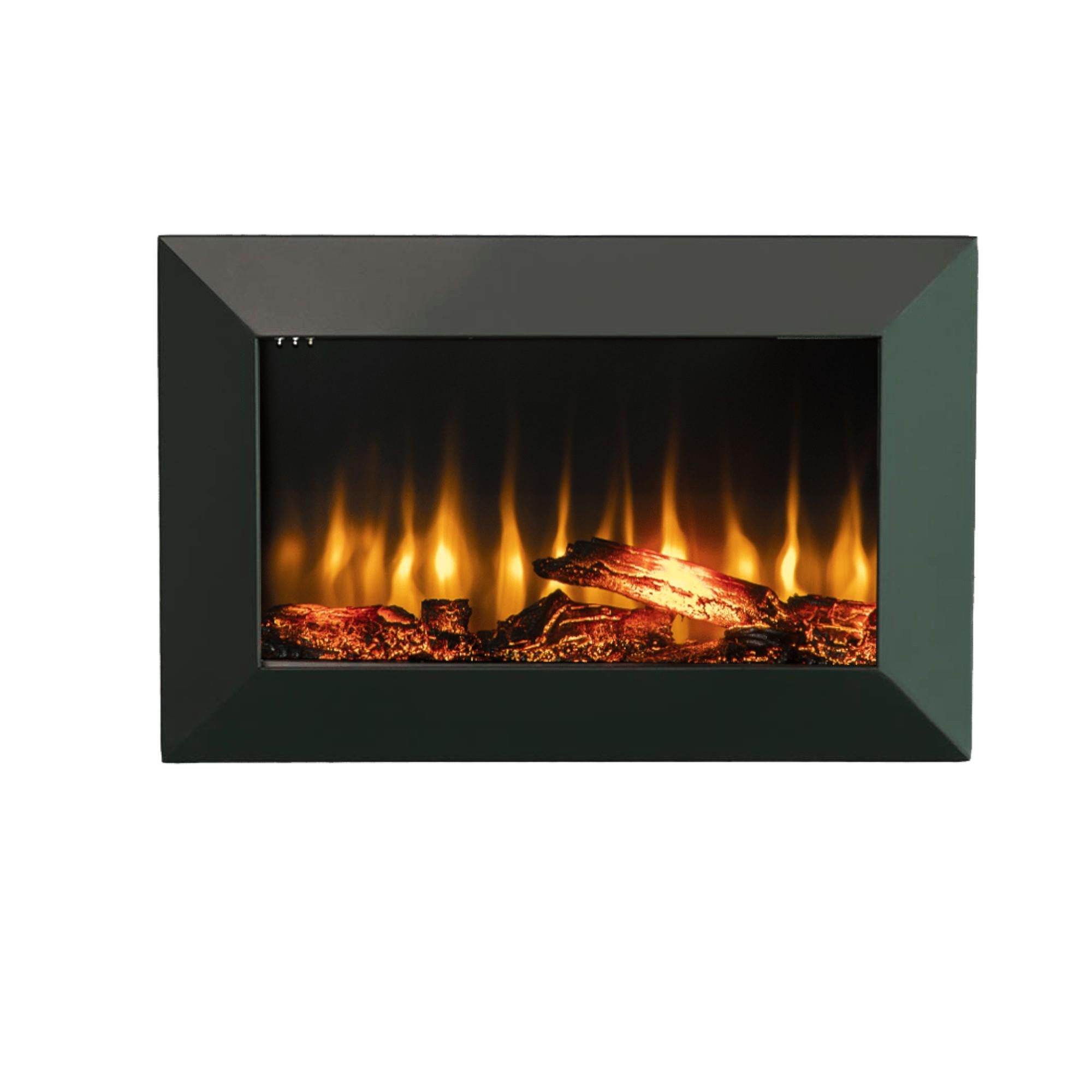 Isıtmalı Elektrikli Şömine | Kormet 80-S | 80x20x52 cm