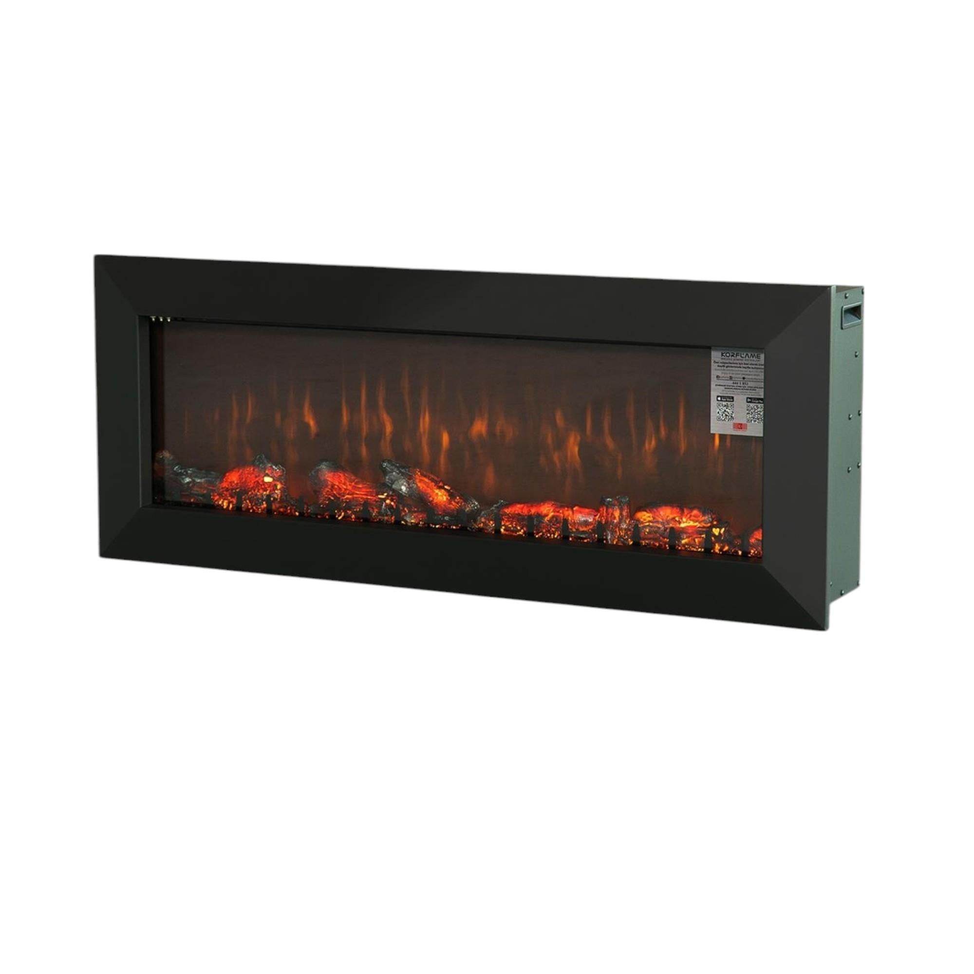 Isıtmasız Elektrikli Şömine | Kormet 130-Eko | 131x20x42 cm
