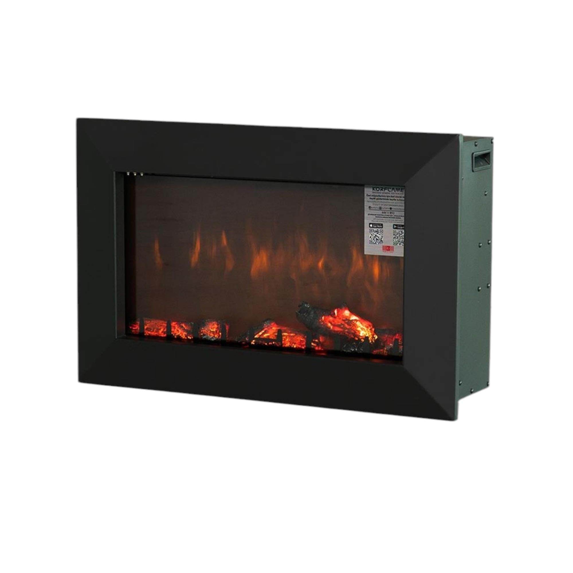 Isıtmasız Elektrikli Şömine | Kormet 80-Eko | 81x20x42 cm