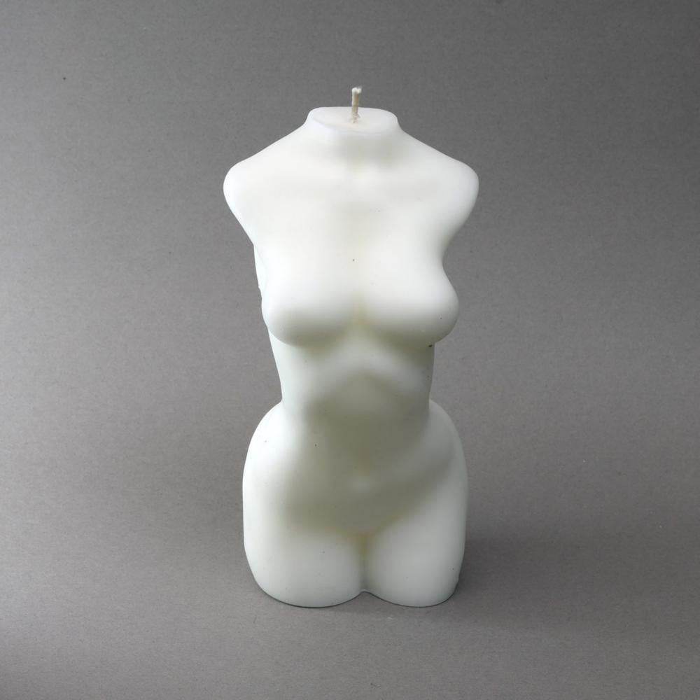 Kadın Büst El Yapımı Doğal Dekoratif Mum