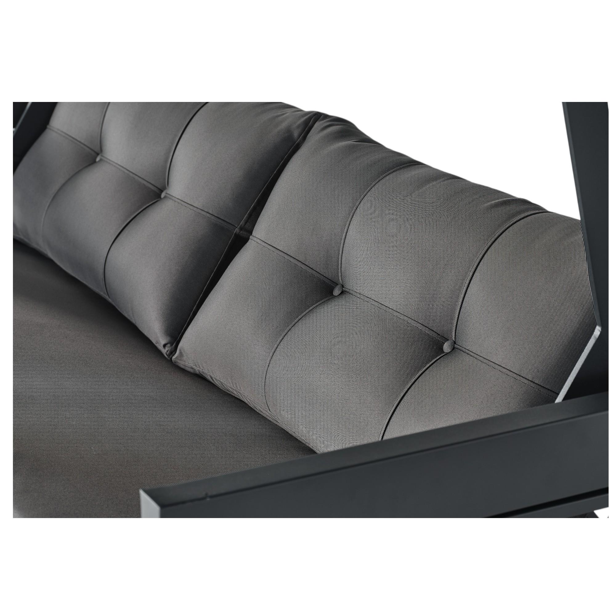 Karum Rope Alüminyum Gövdeli Minderli Bahçe Balkon Salıncağı