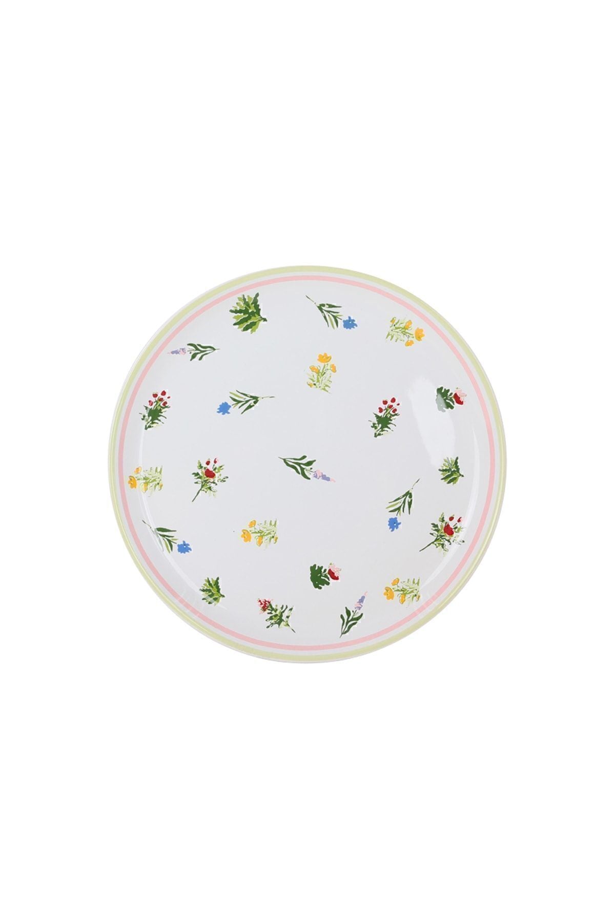 Keraart Bahar Çiçekleri Hitit Servis Tabağı 25 Cm 6 Adet