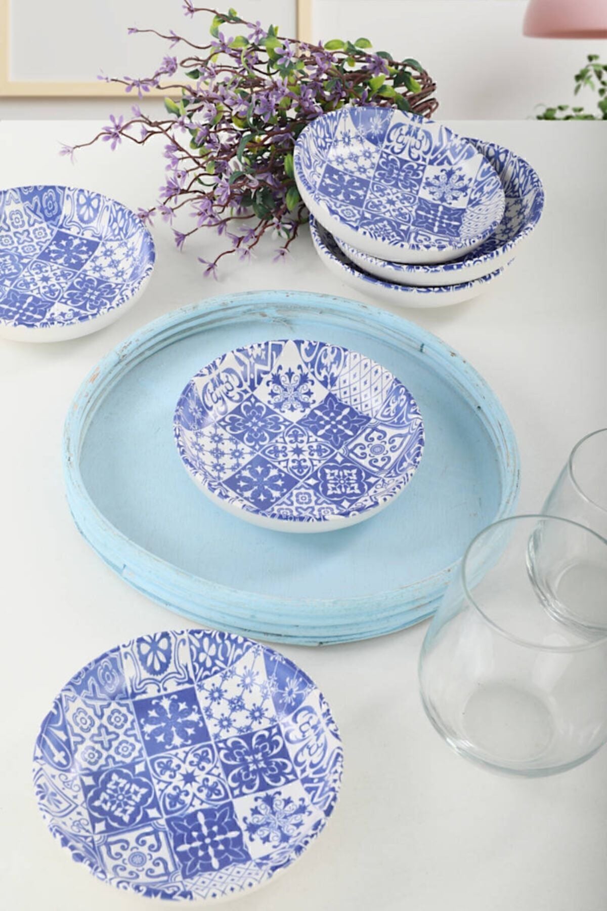 Keraart Blue Halka Çerezlik/Sosluk 13 Cm 6 Adet - 17926