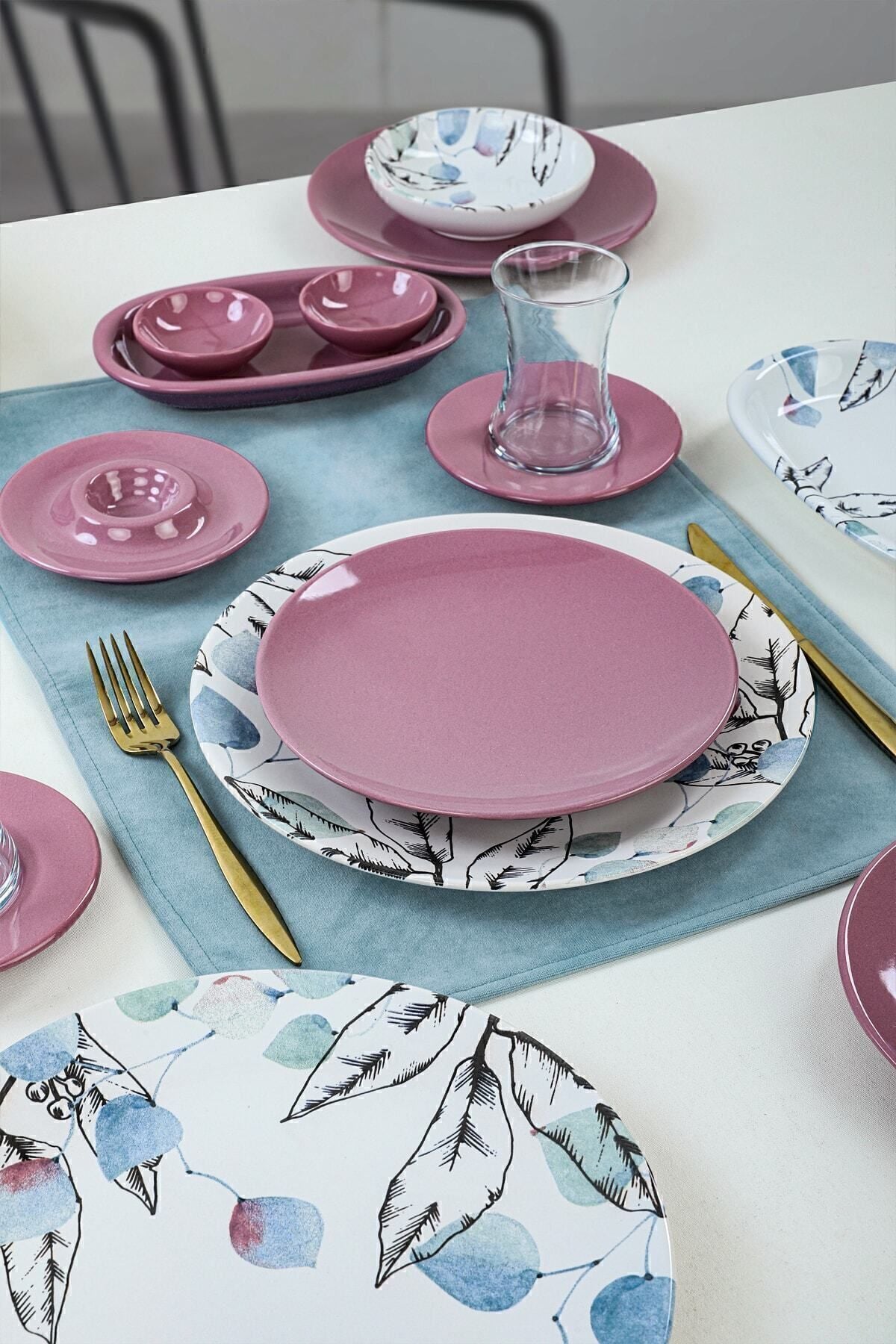 Keraart Blue Spring Kahvaltı Takımı 50 Parça 6 Kişilik - 19188