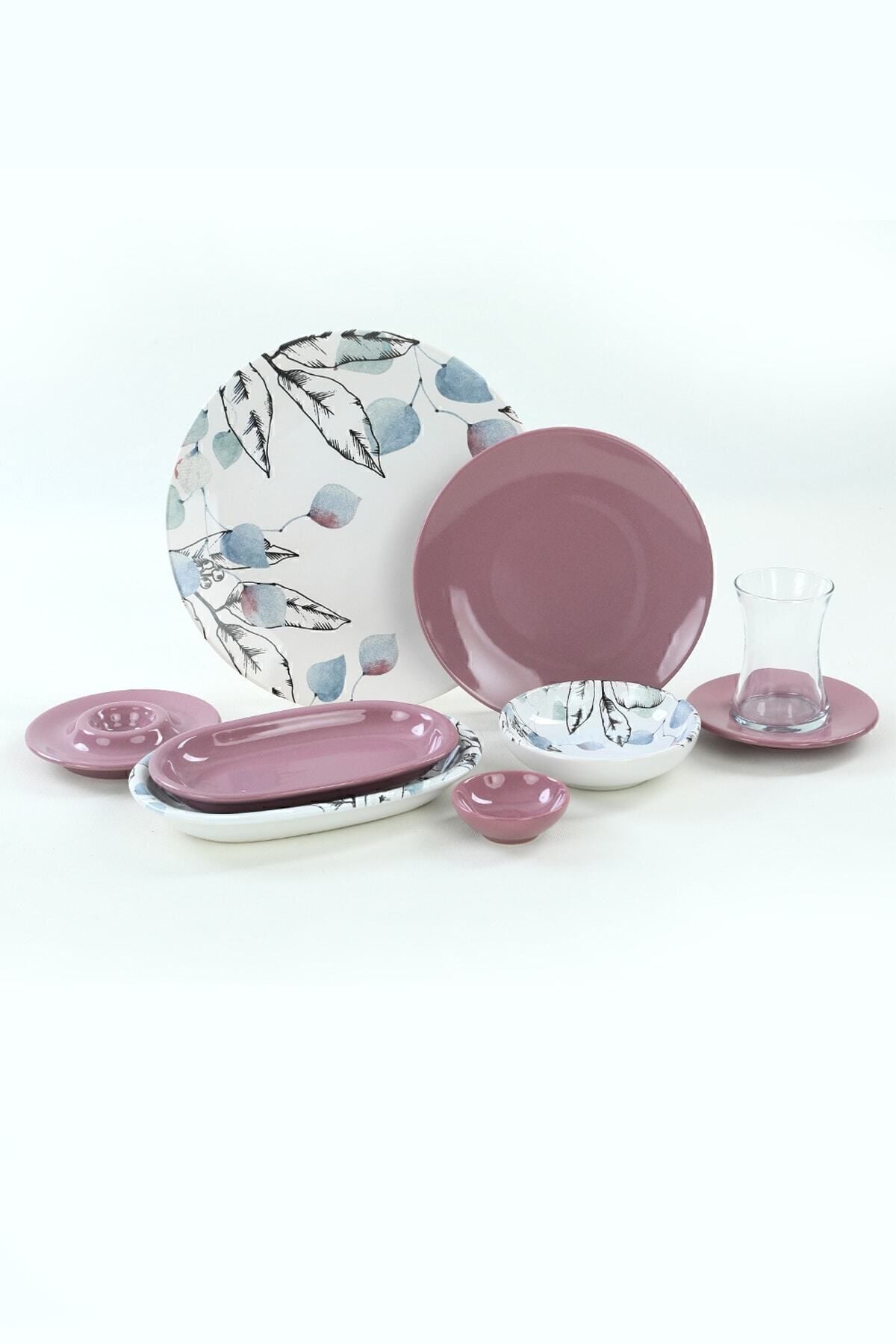 Keraart Blue Spring Kahvaltı Takımı 50 Parça 6 Kişilik - 19188