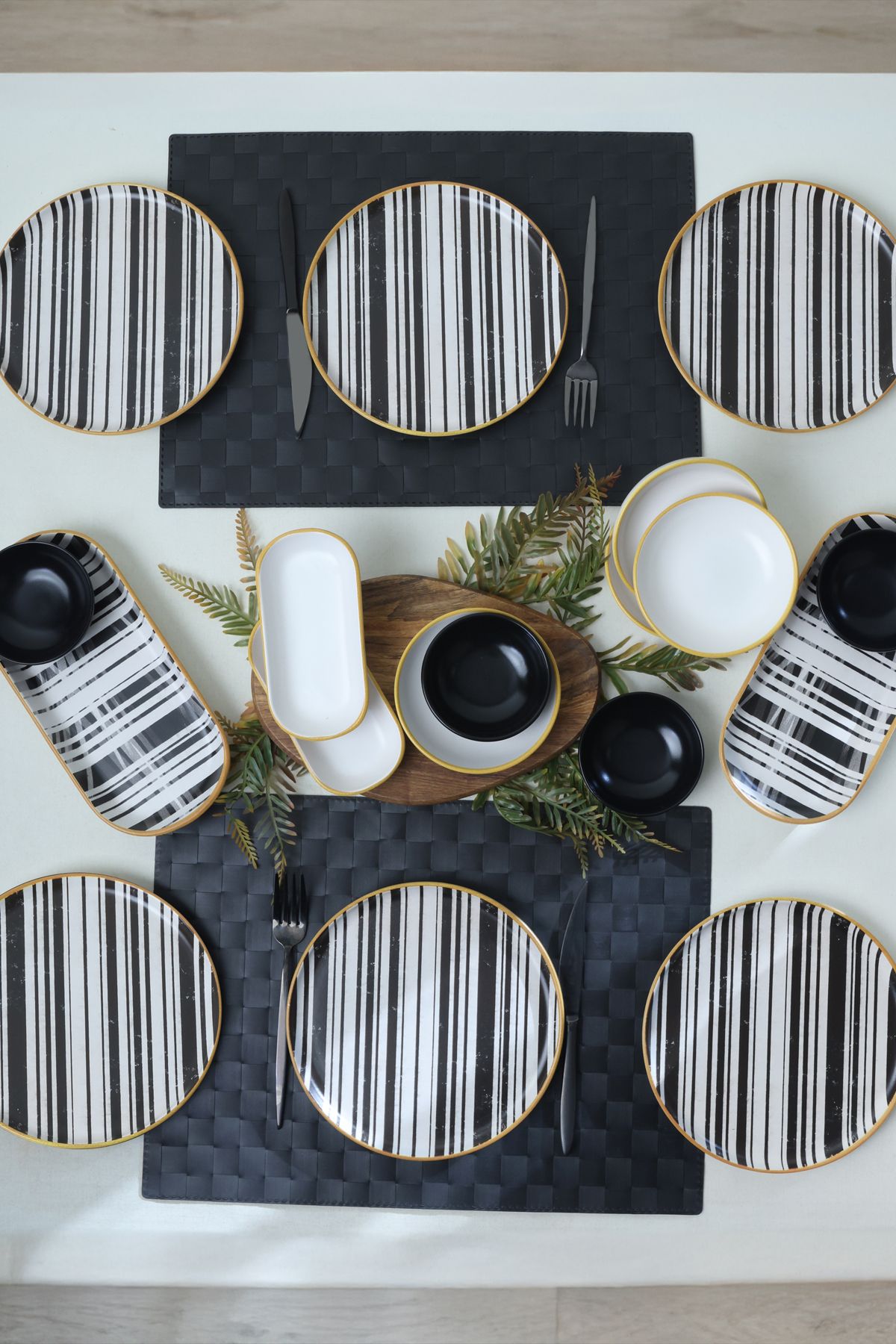 Keraart Cleo Kahvaltı Takımı 18 Parça 6 Kişilik 19918-20-41