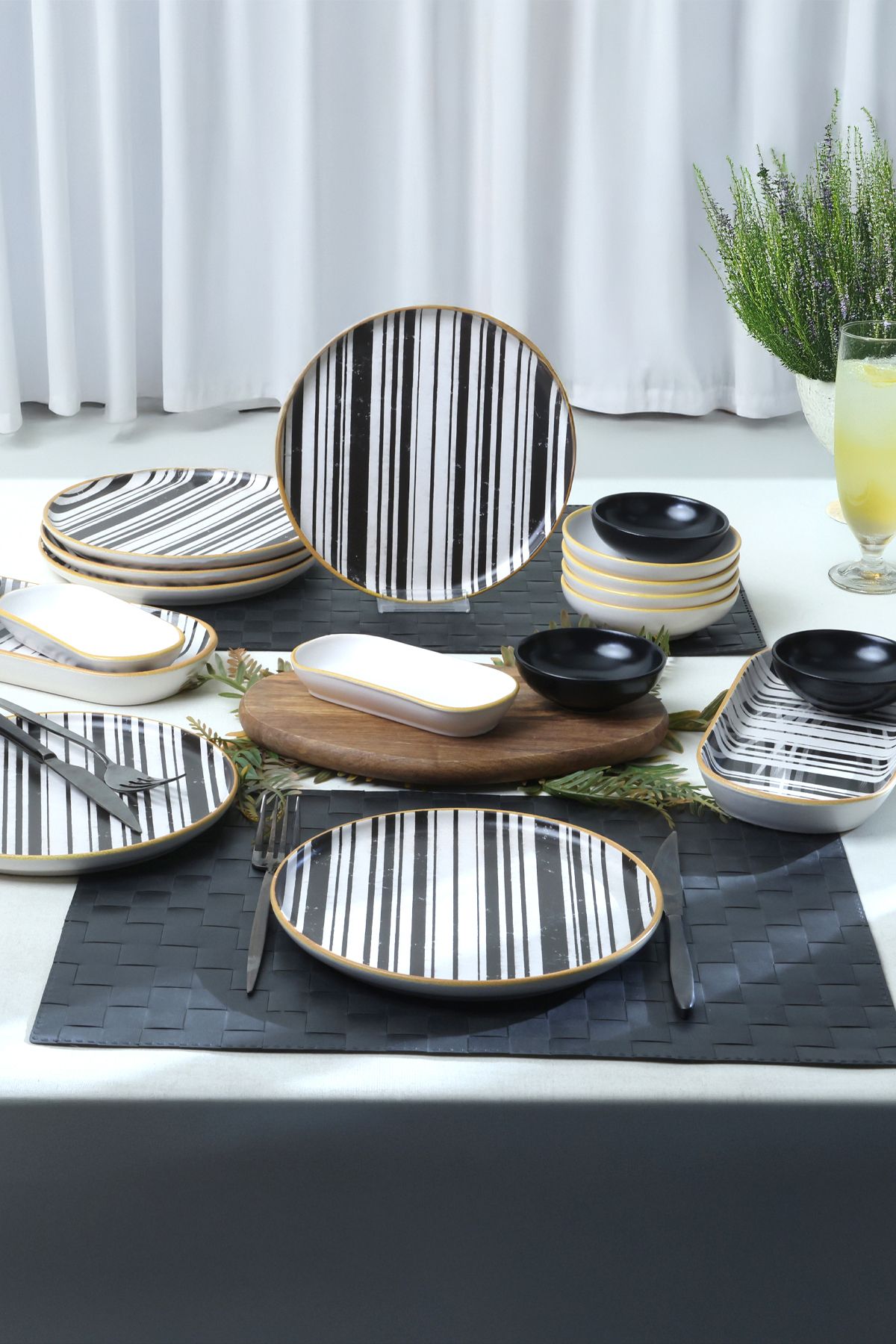 Keraart Cleo Kahvaltı Takımı 18 Parça 6 Kişilik 19918-20-41