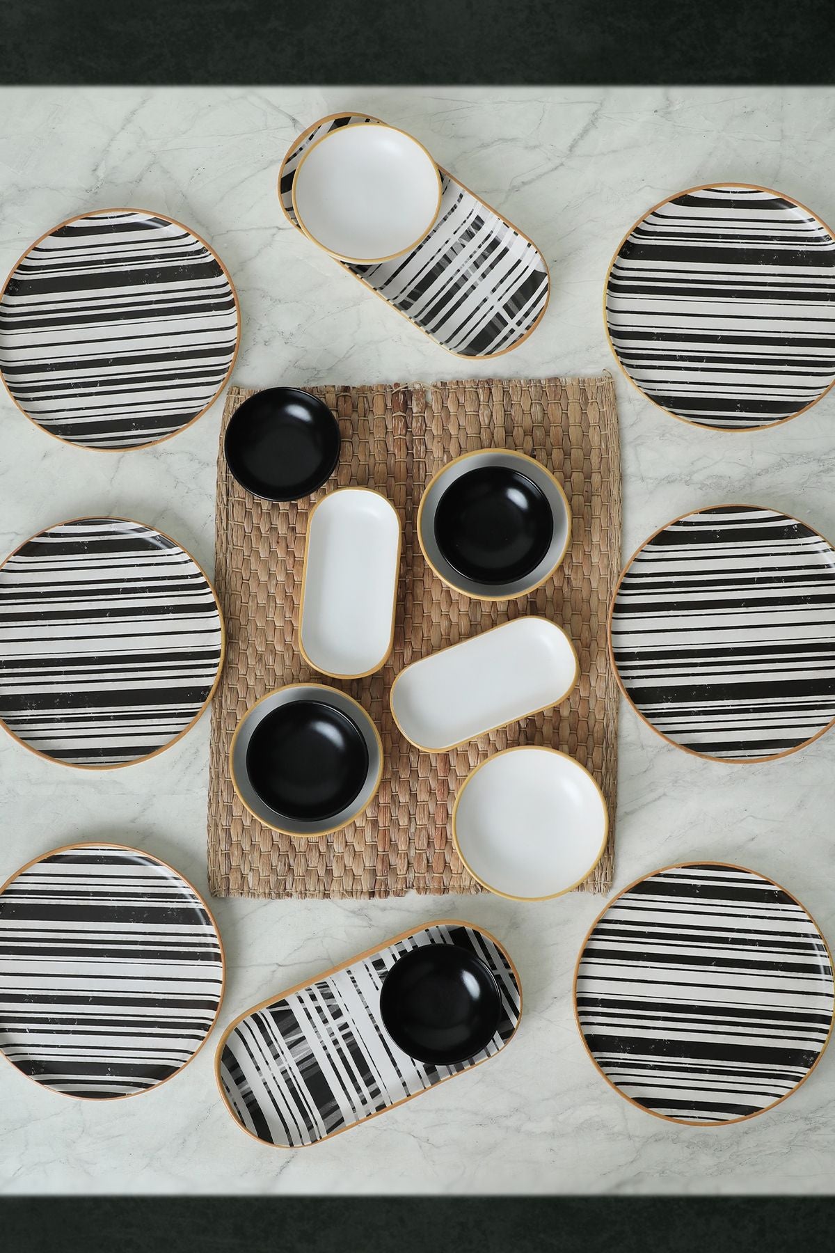 Keraart Cleo Kahvaltı Takımı 18 Parça 6 Kişilik 19918-20-41