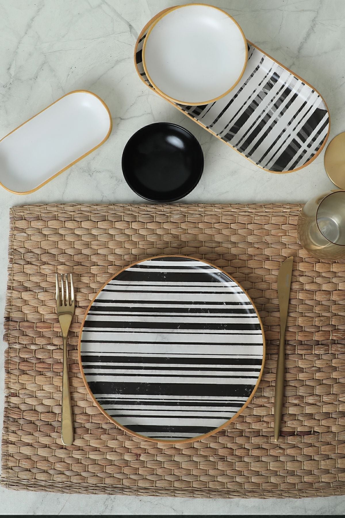 Keraart Cleo Kahvaltı Takımı 18 Parça 6 Kişilik 19918-20-41