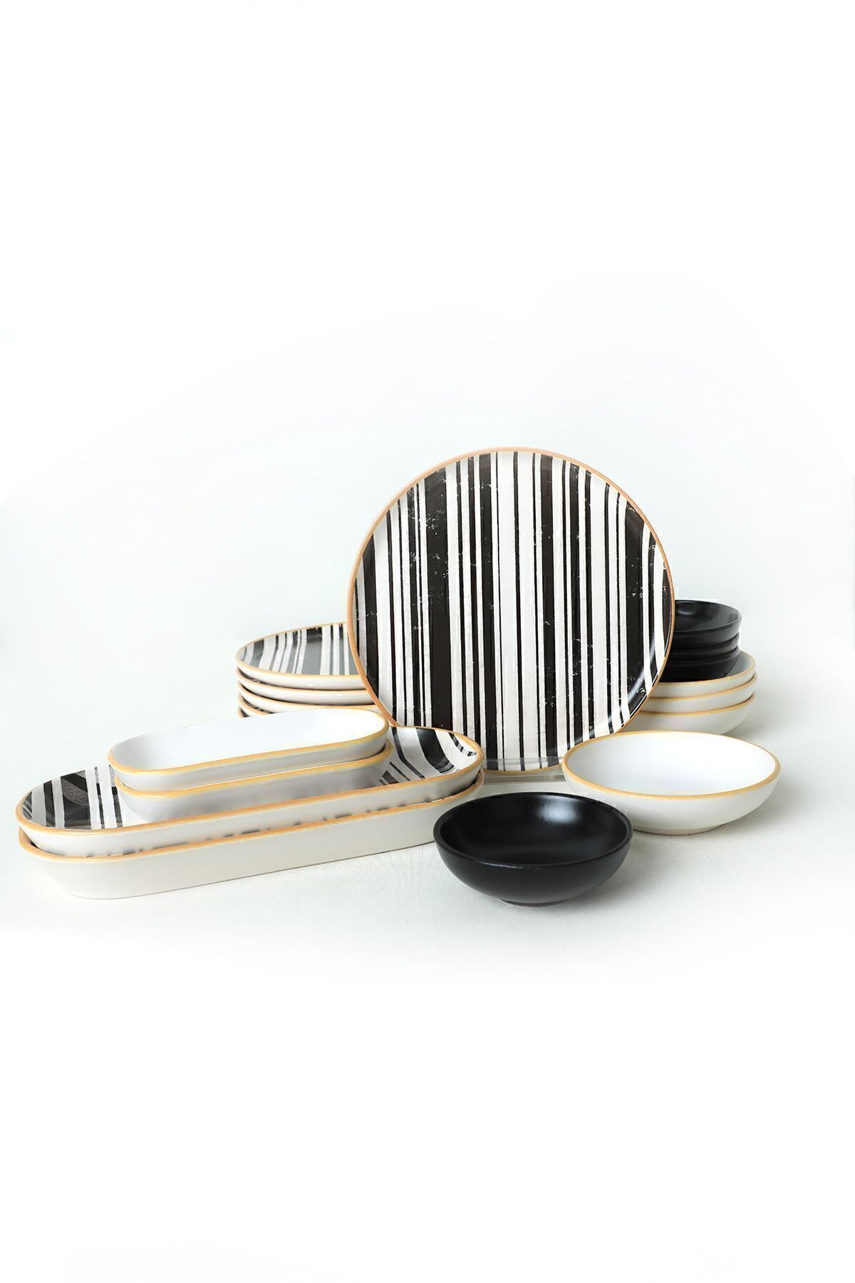 Keraart Cleo Kahvaltı Takımı 18 Parça 6 Kişilik 19918-20-41