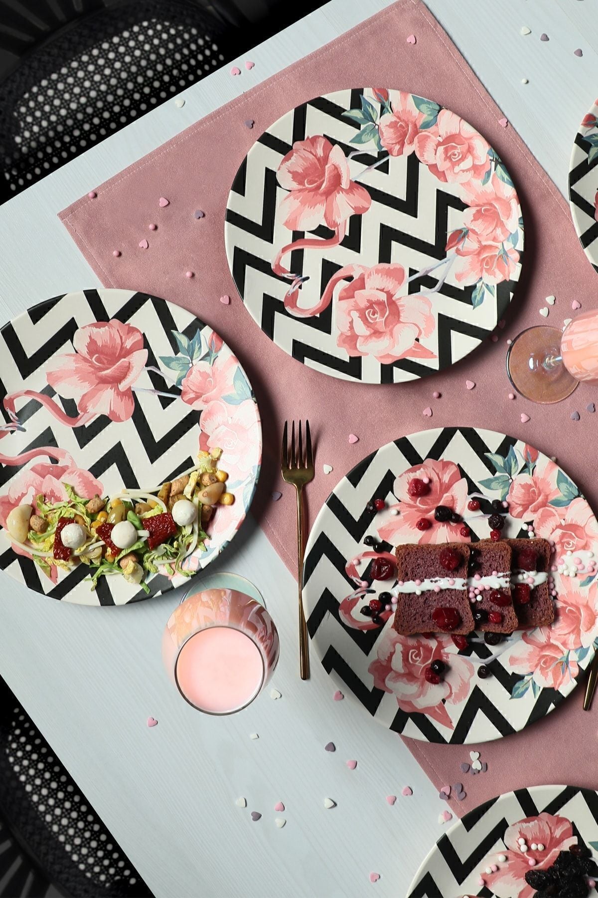 Keraart Flamingo Servis Tabağı 26 Cm 6 Adet - 18309