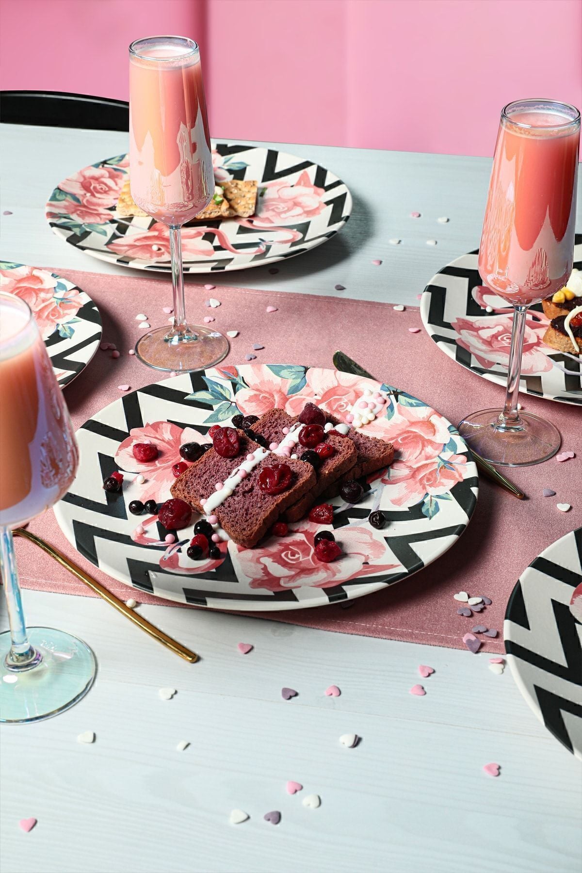 Keraart Flamingo Servis Tabağı 26 Cm 6 Adet - 18309