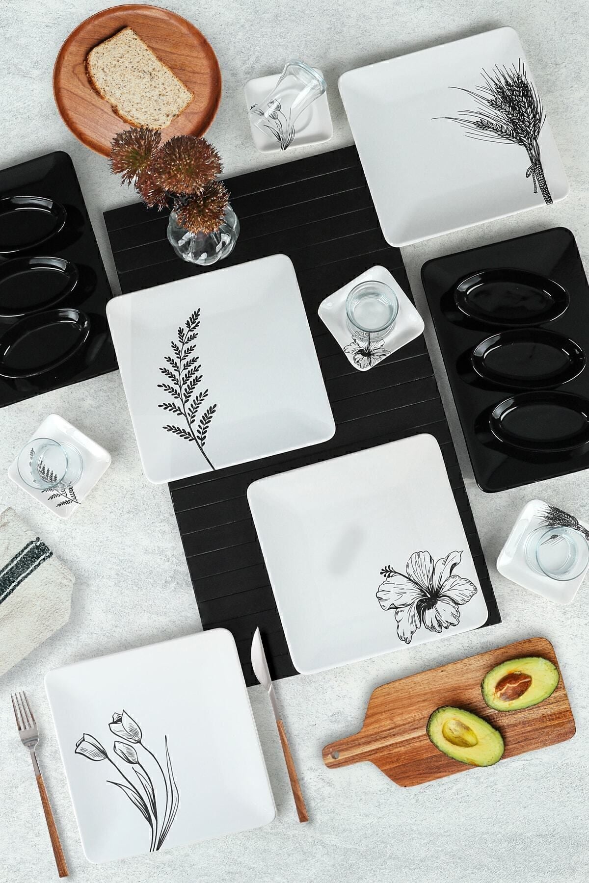 Keraart Florine Kahvaltı Takımı 20 Parça 4 Kişilik - 19484