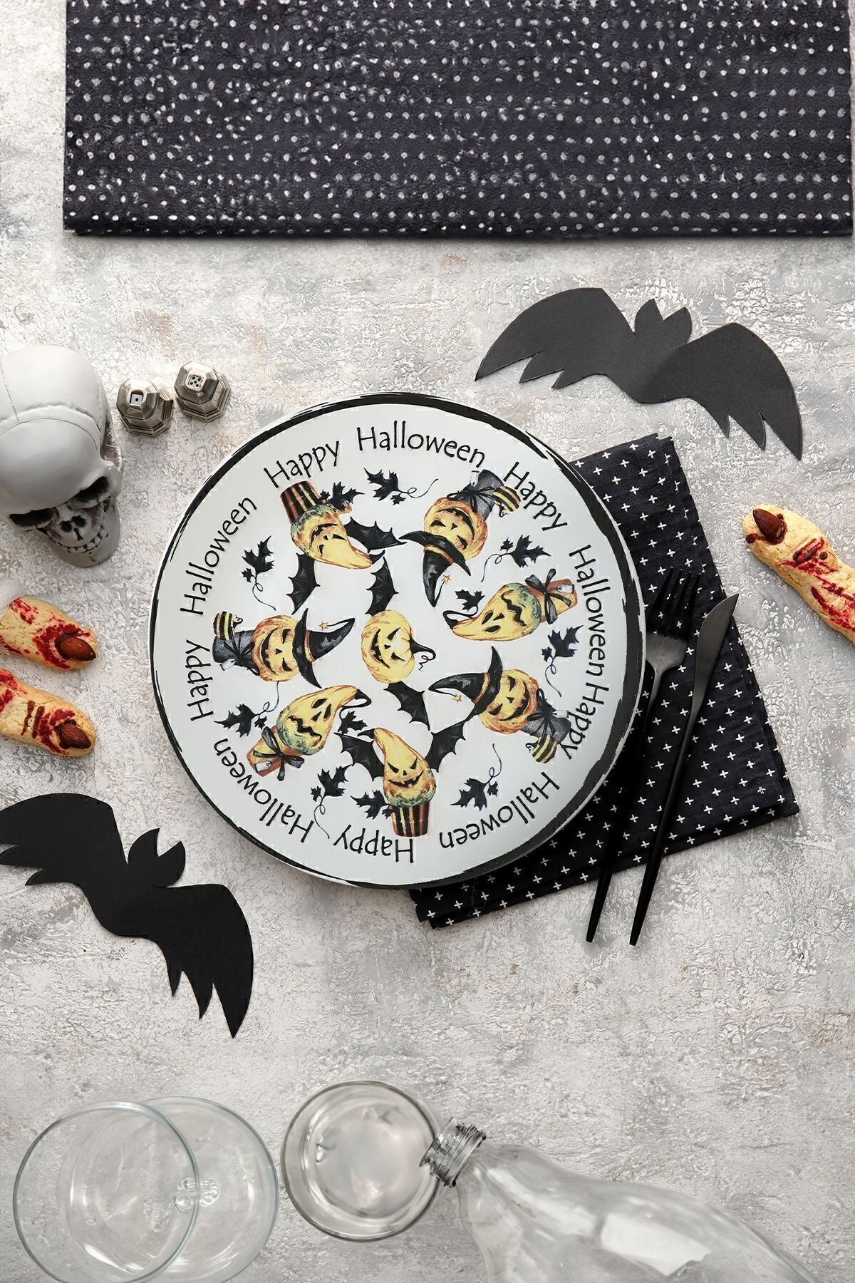 Keraart Halloween Happy 2 Servis Tabağı 26 Cm 19946