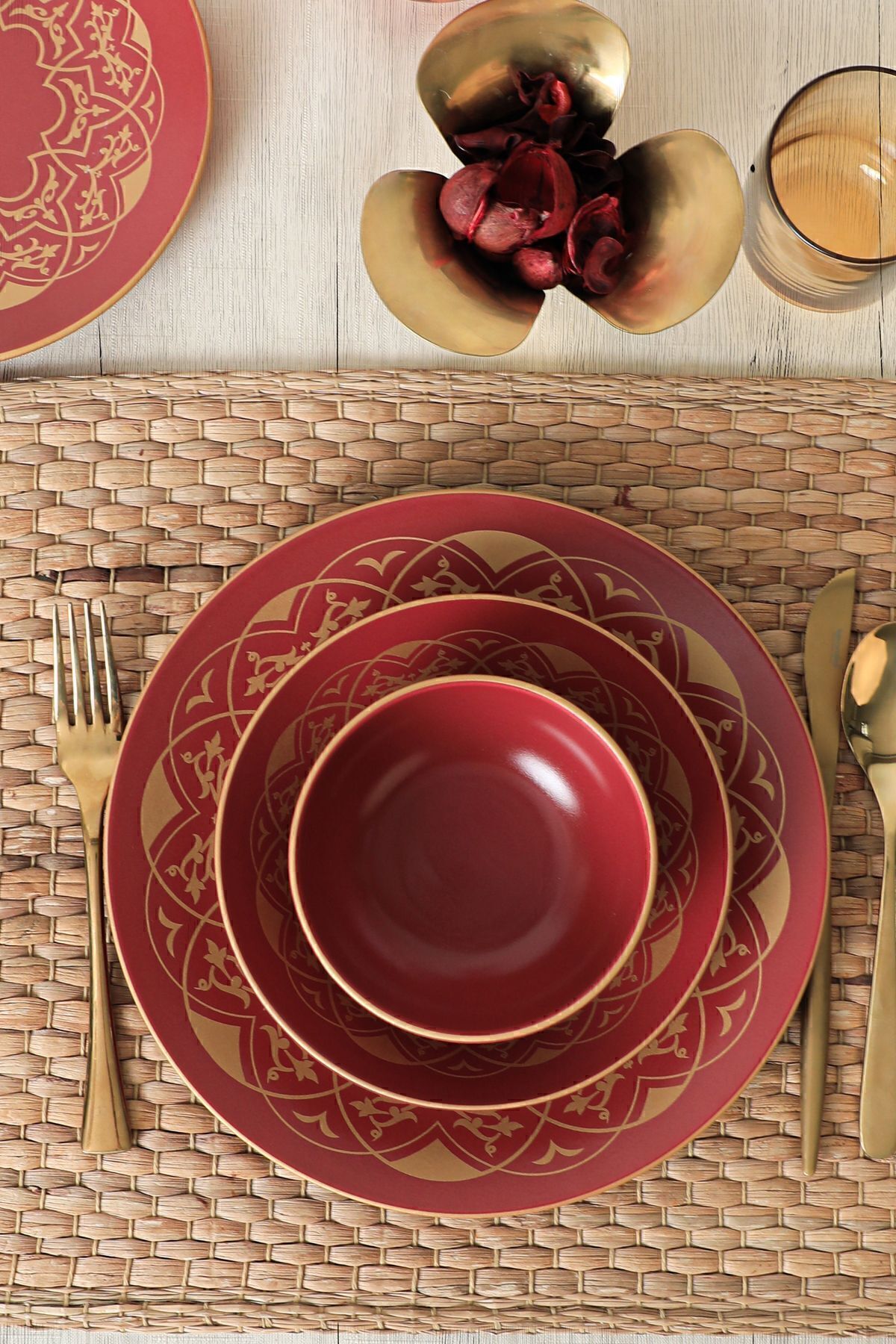 Keraart Hatırat Yemek Takımı 24 Parça 6 Kişilik 521