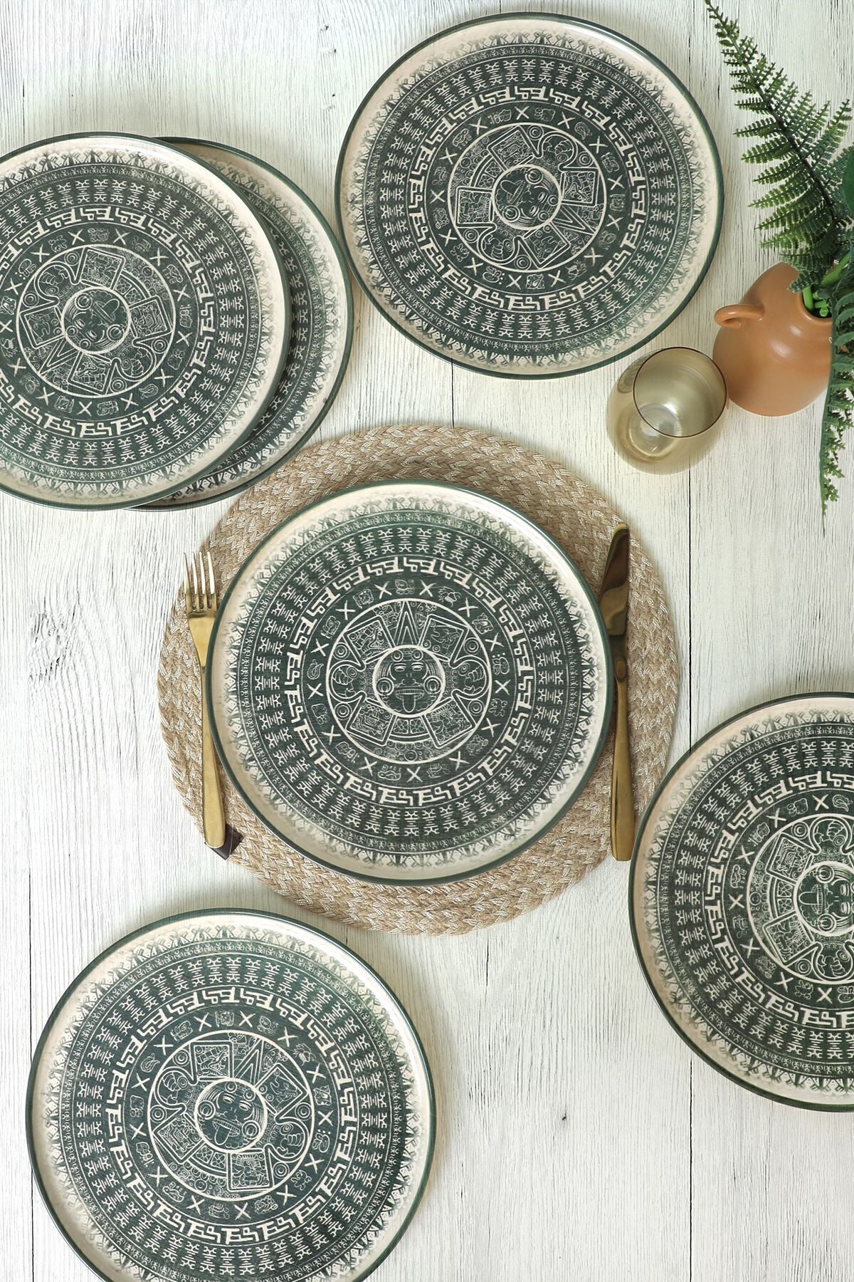 Keraart Maya Nordic Servis Tabağı 28 Cm 6 Adet 20788