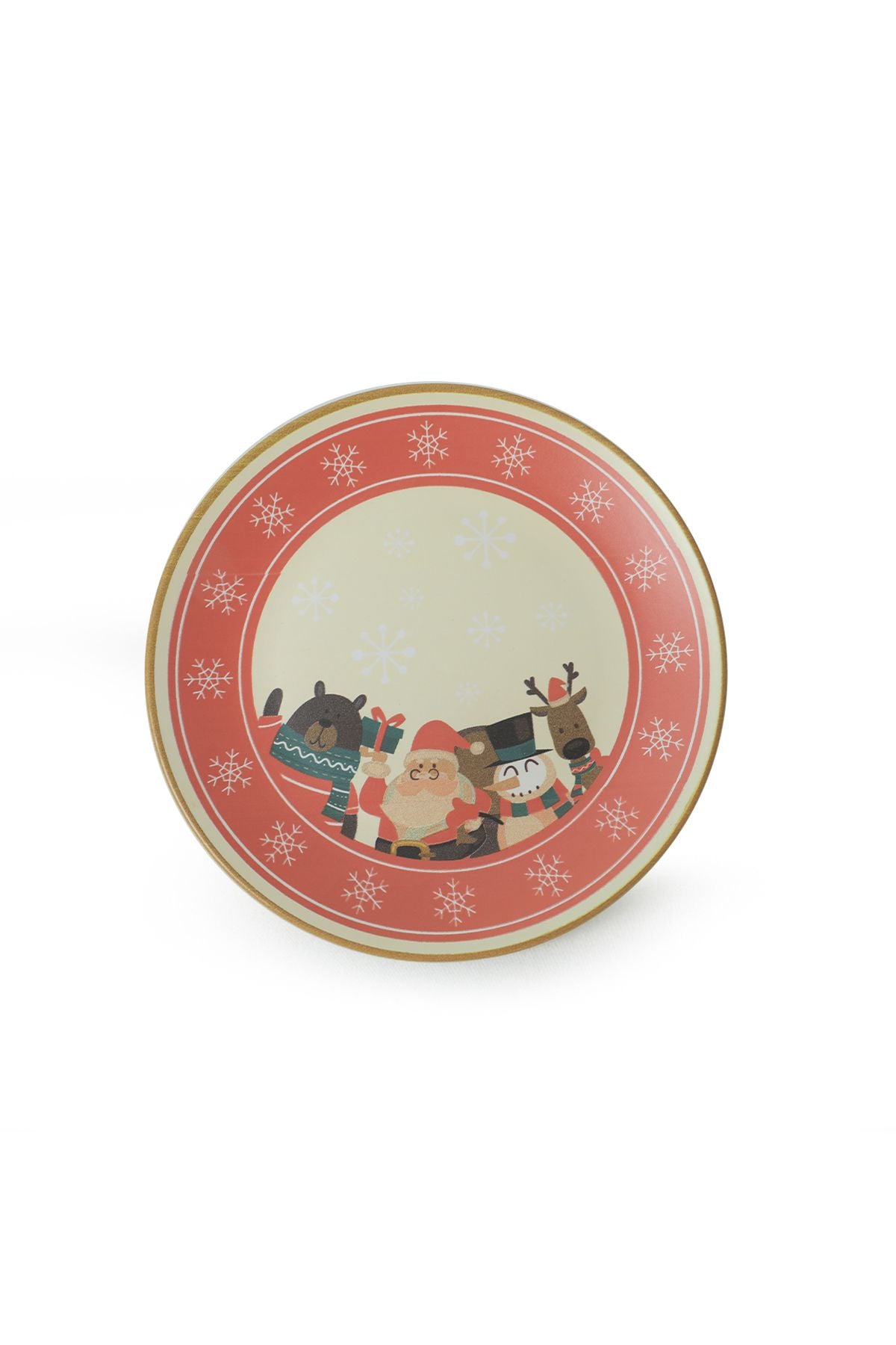 Keraart New Year Sevimli Noel Baba Servis Tabağı 26 Cm 21654