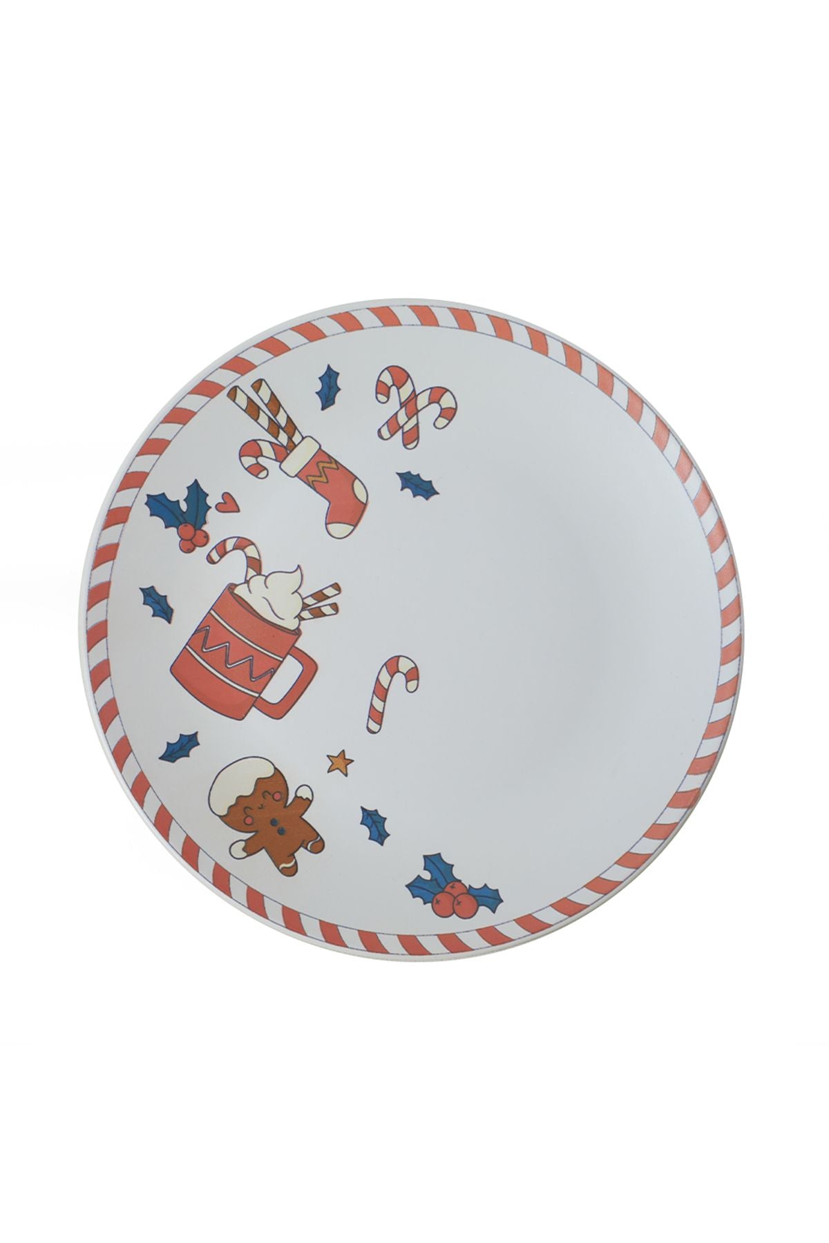 Keraart New Year Sevimli Noel Servis Tabağı 26 Cm 21655