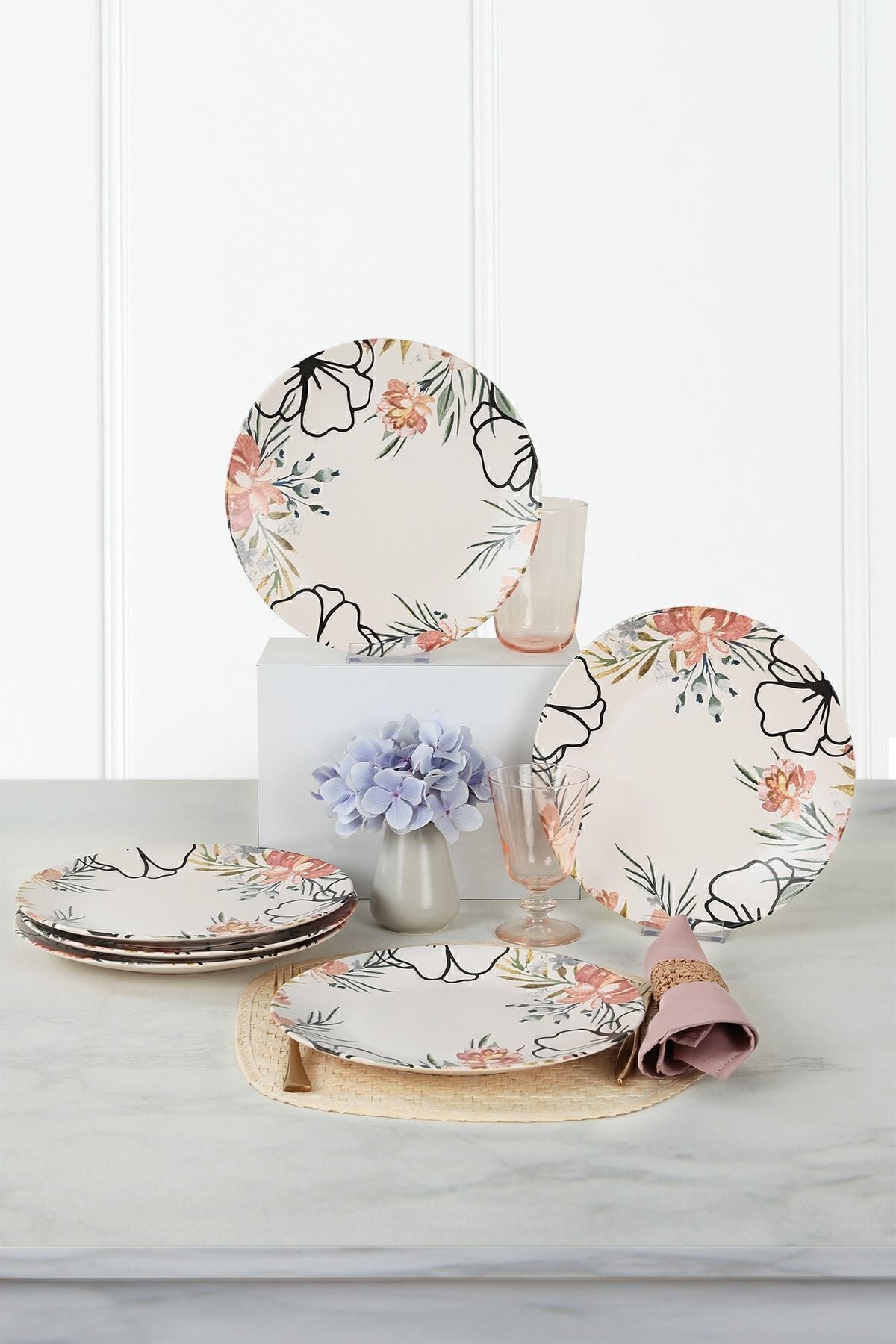 Keraart Rossy Servis Tabağı 26 Cm 6 Adet - 19185