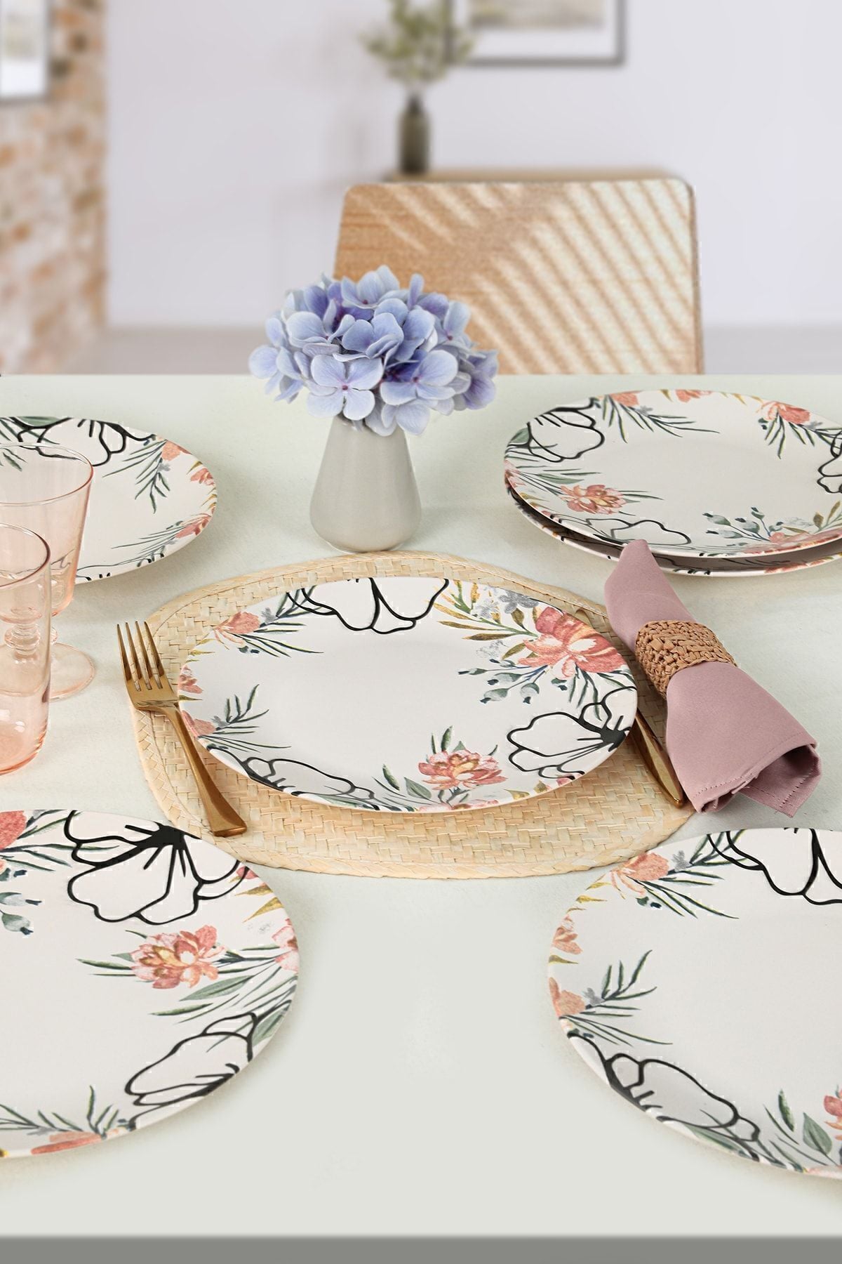 Keraart Rossy Servis Tabağı 26 Cm 6 Adet - 19185