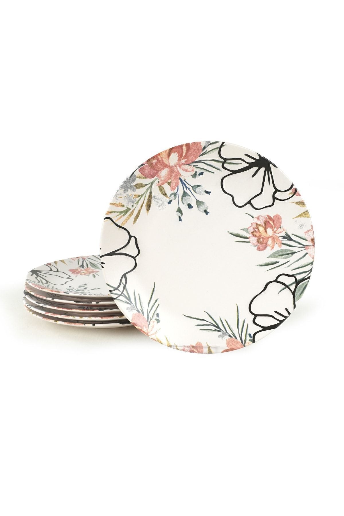 Keraart Rossy Servis Tabağı 26 Cm 6 Adet - 19185