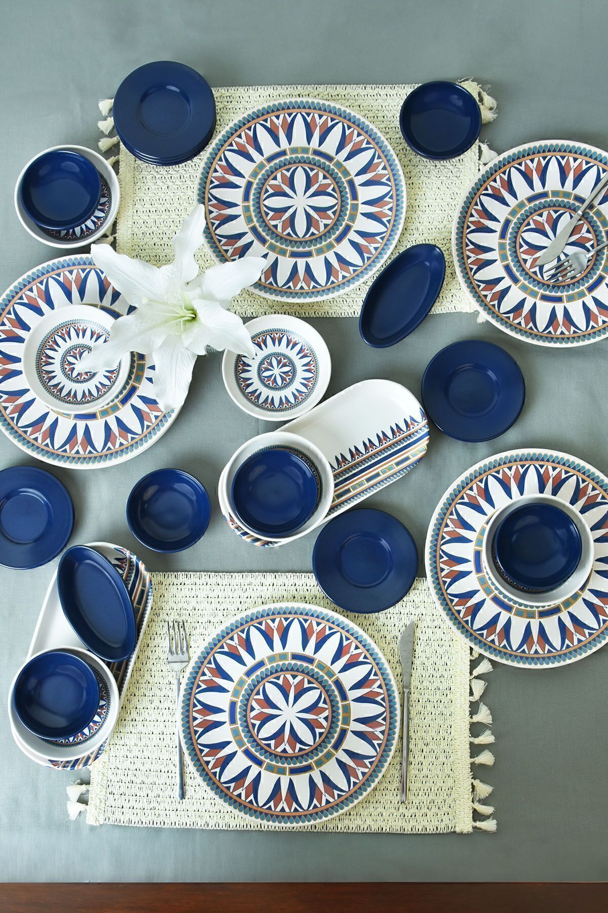 Keraart Ruby Kahvaltı Takımı 28 Parça 6 Kişilik 20793-94