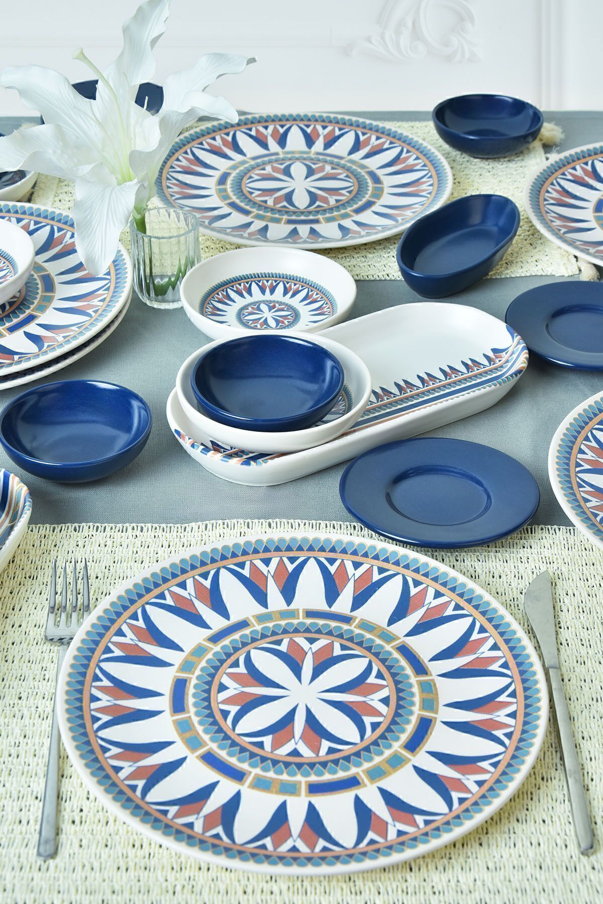 Keraart Ruby Kahvaltı Takımı 28 Parça 6 Kişilik 20793-94