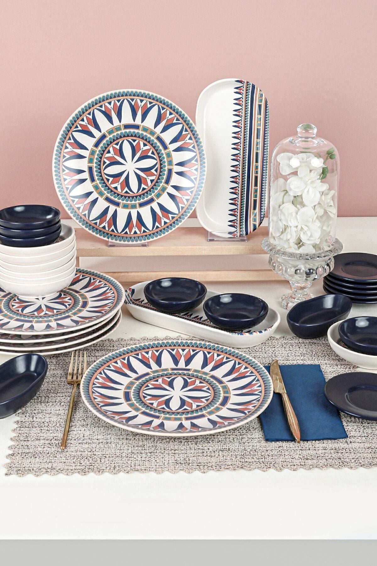 Keraart Ruby Kahvaltı Takımı 28 Parça 6 Kişilik 20793-94