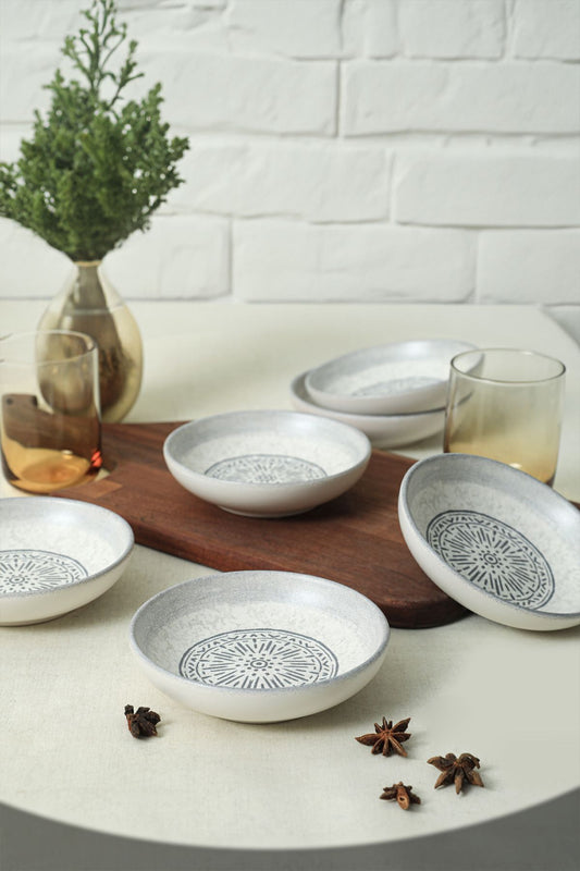 Keraart Stone Halka Çerezlik/Sosluk 13 Cm 6 Adet 21427