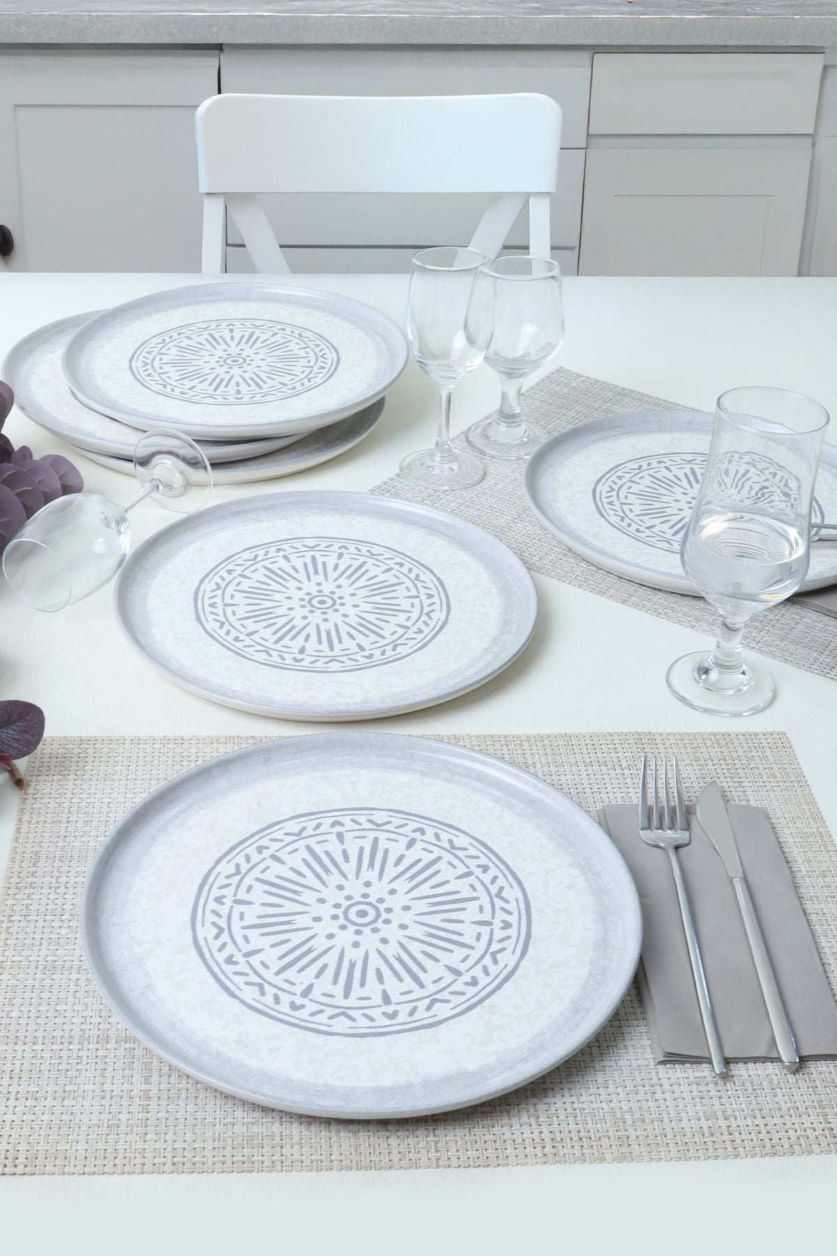 Keraart Stone Nordic Servis Tabağı 28 Cm 6 Adet 21427