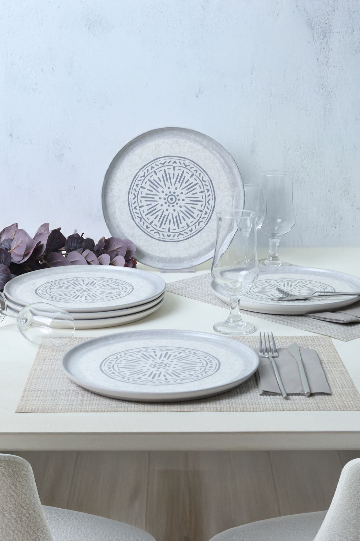 Keraart Stone Nordic Servis Tabağı 28 Cm 6 Adet 21427