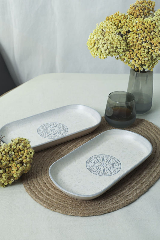 Keraart Stone Noyan Kayık Tabak 28 Cm 2 Adet 21427