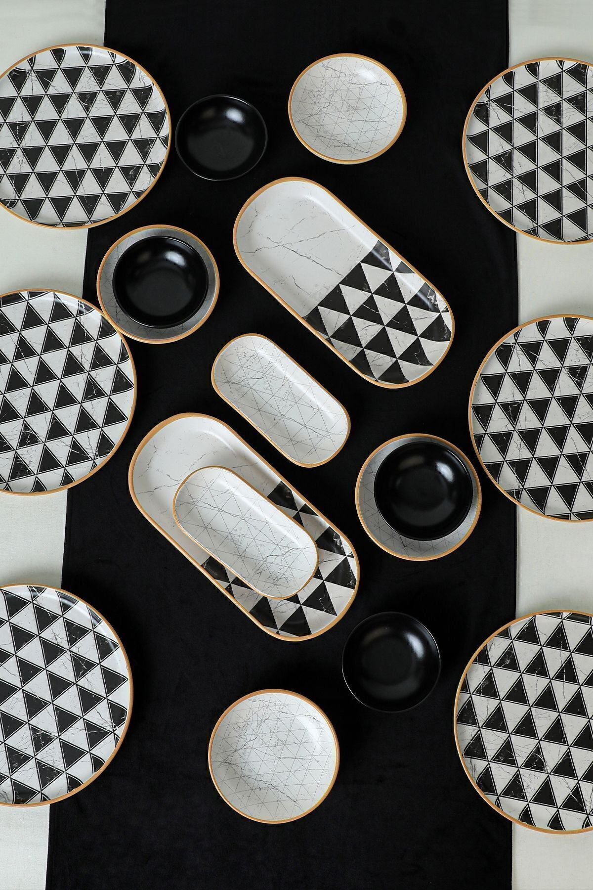 Keraart Trigon Kahvaltı Takımı 18 Parça 6 Kişilik 18765-67-69