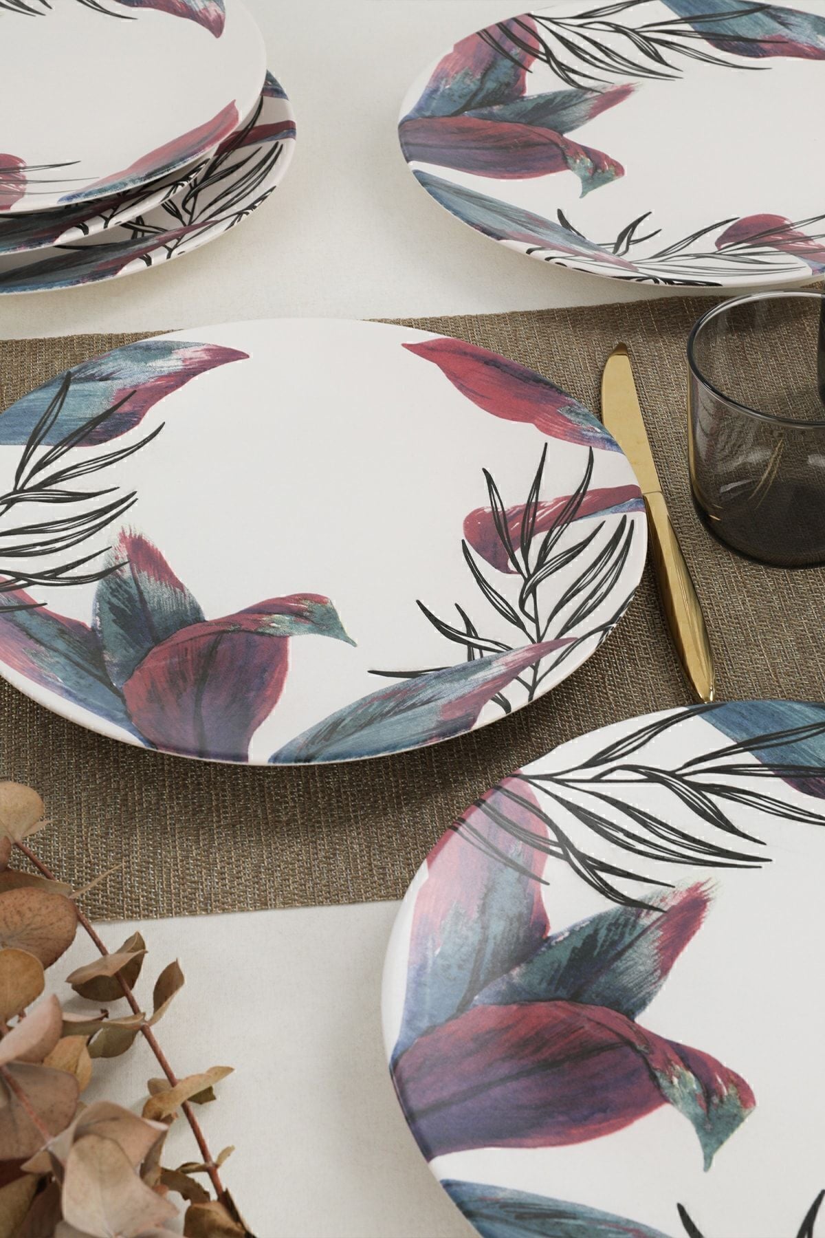 Keraart Vio Servis Tabağı 26 Cm 6 Adet - 19179