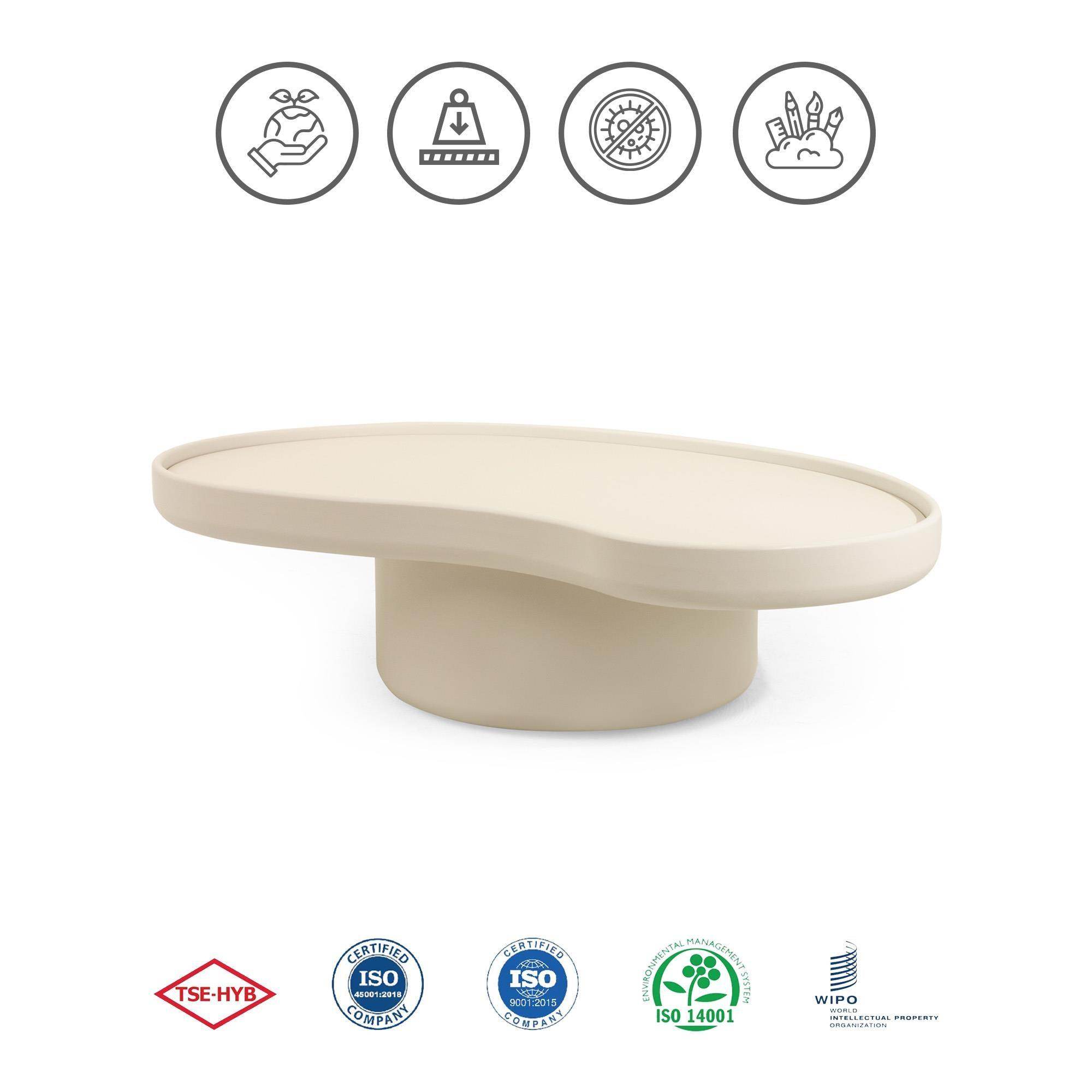 Kidney Büyük Orta Sehpa | Bean sehpa | Rehome