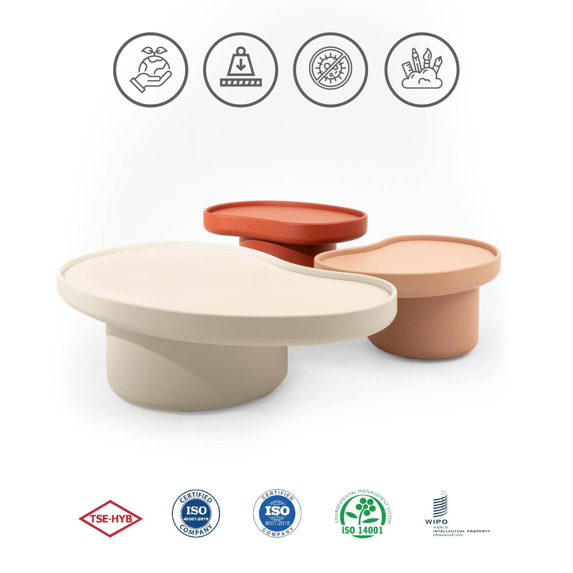 Kidney Sehpa Takımı | Set Sehpa | Rehome