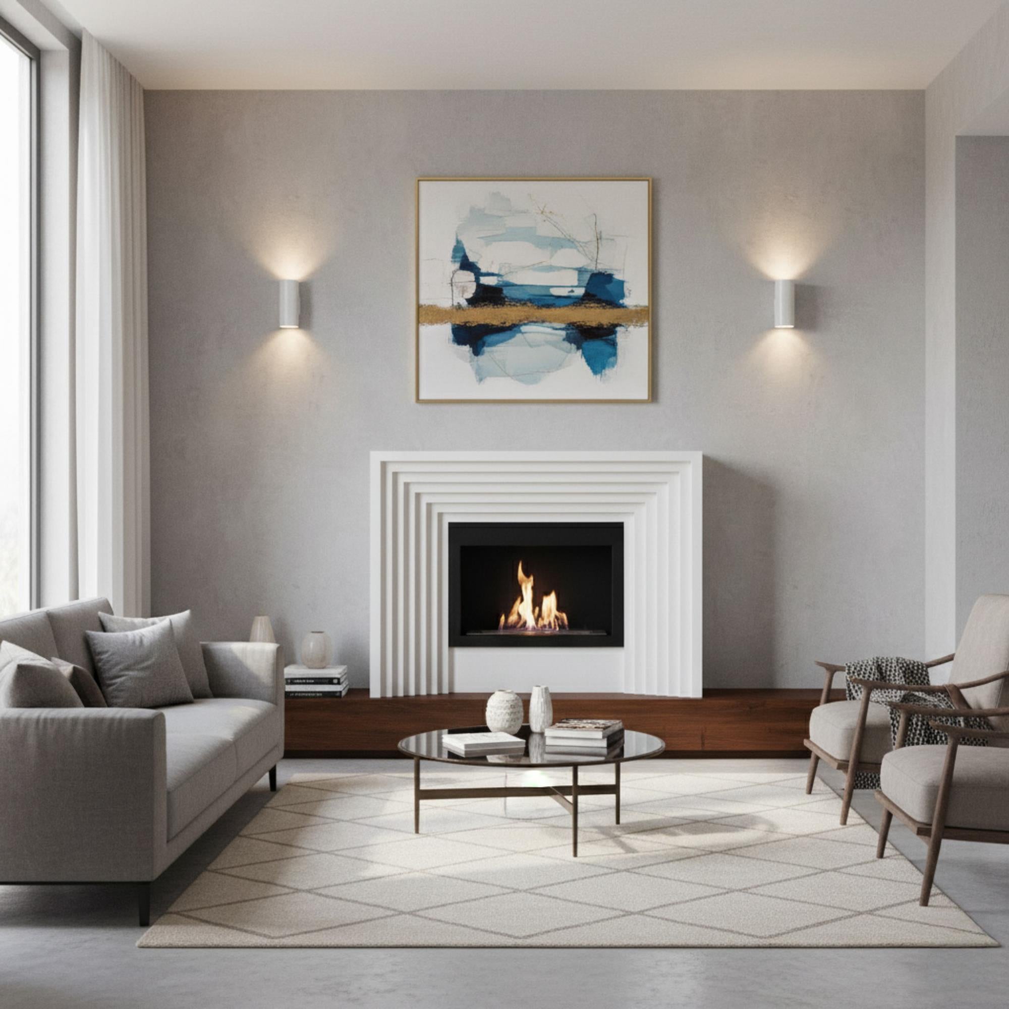 Korflame Akko Bacasız Şömine | Dumansız Bioethanol Şömine