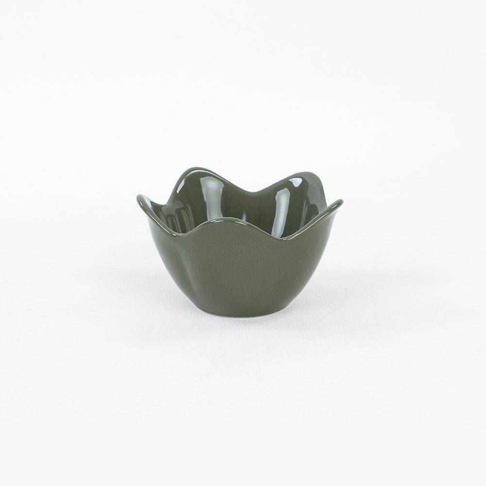 Koyu Yeşil Zambak Çerezlik 12 Cm 6 Adet