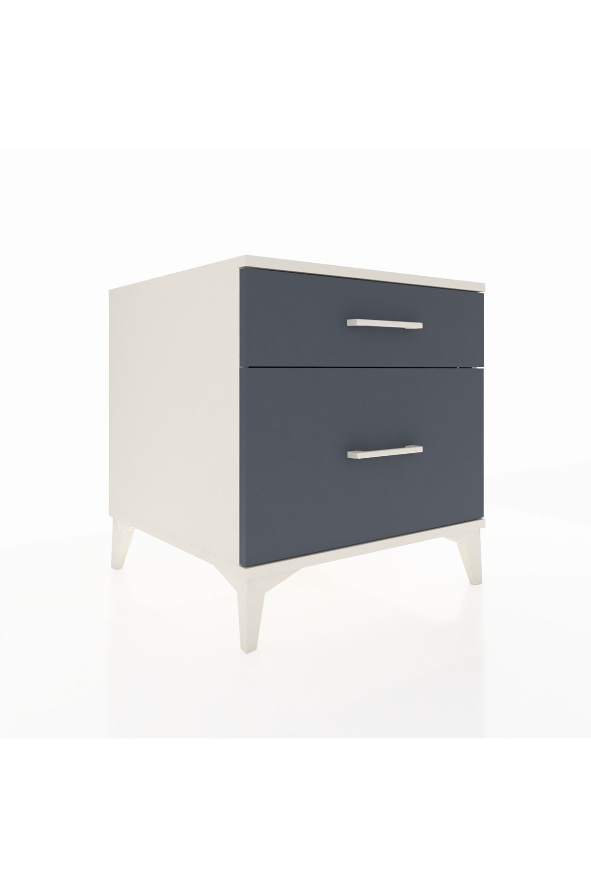 Kronos Komodin 2 Çekmeceli 60x59x64 Aytaşı-Antrasit