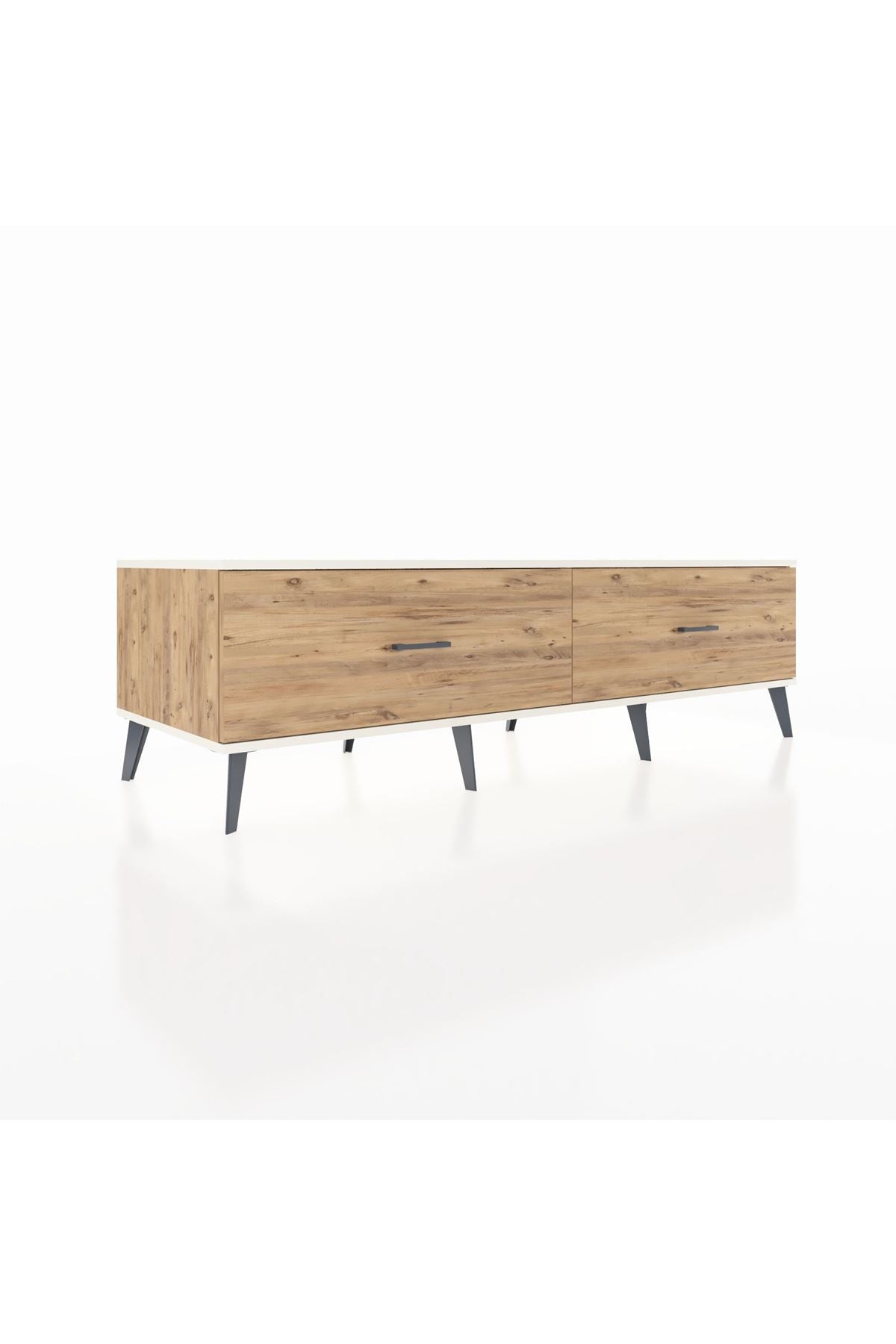 Kronos TV Ünitesi 2 Çekmeceli  176x59x51 Çam-Aytaşı/Çam