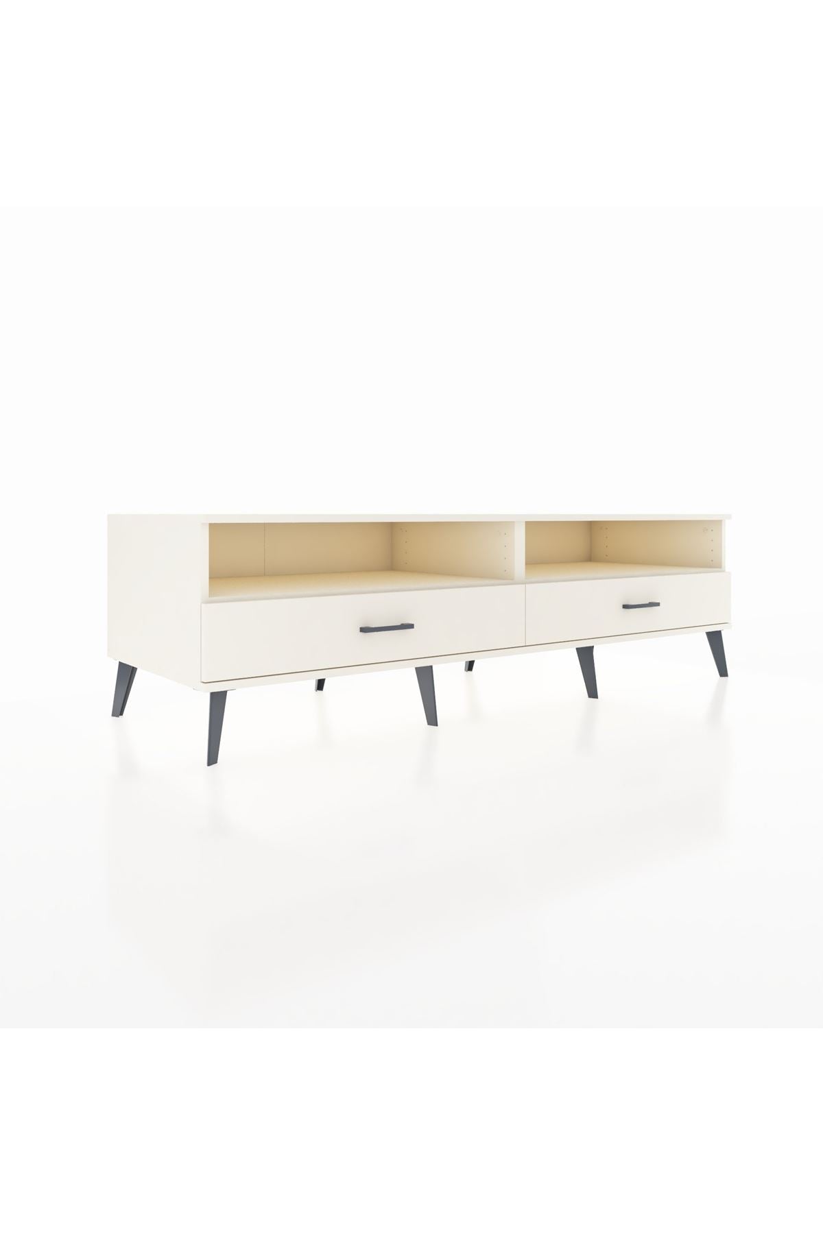 Kronos TV Ünitesi 2 Raflı 2 Çekmeceli  176x59x51 Aytaşı-Aytaşı