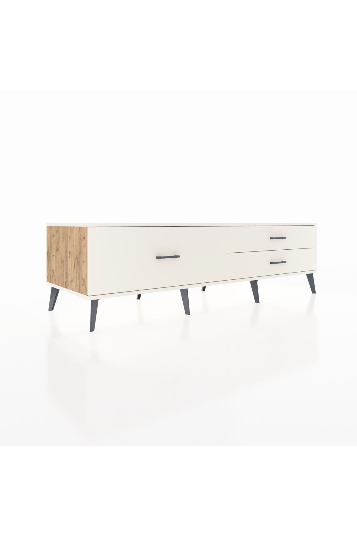 Kronos TV Ünitesi 3 Çekmeceli  176x59x51 Çam-Aytaşı