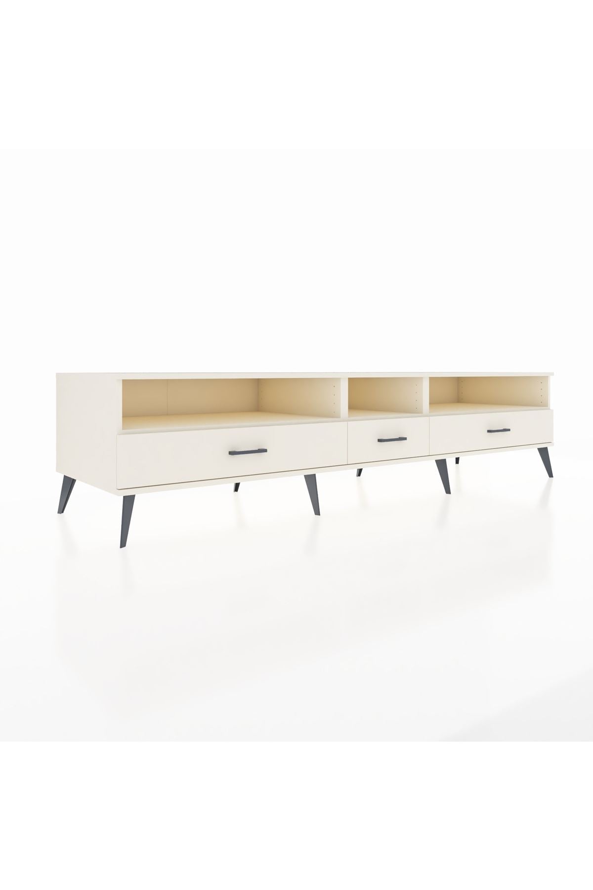 Kronos TV Ünitesi 3 Raflı 3 Çekmeceli  220x59x51 Aytaşı-Aytaşı