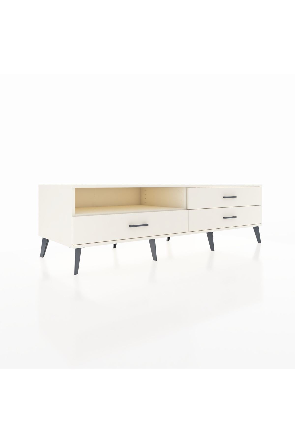 Kronos TV Ünitesi Tek Raflı 3 Çekmeceli  176x59x51 Aytaşı-Aytaşı