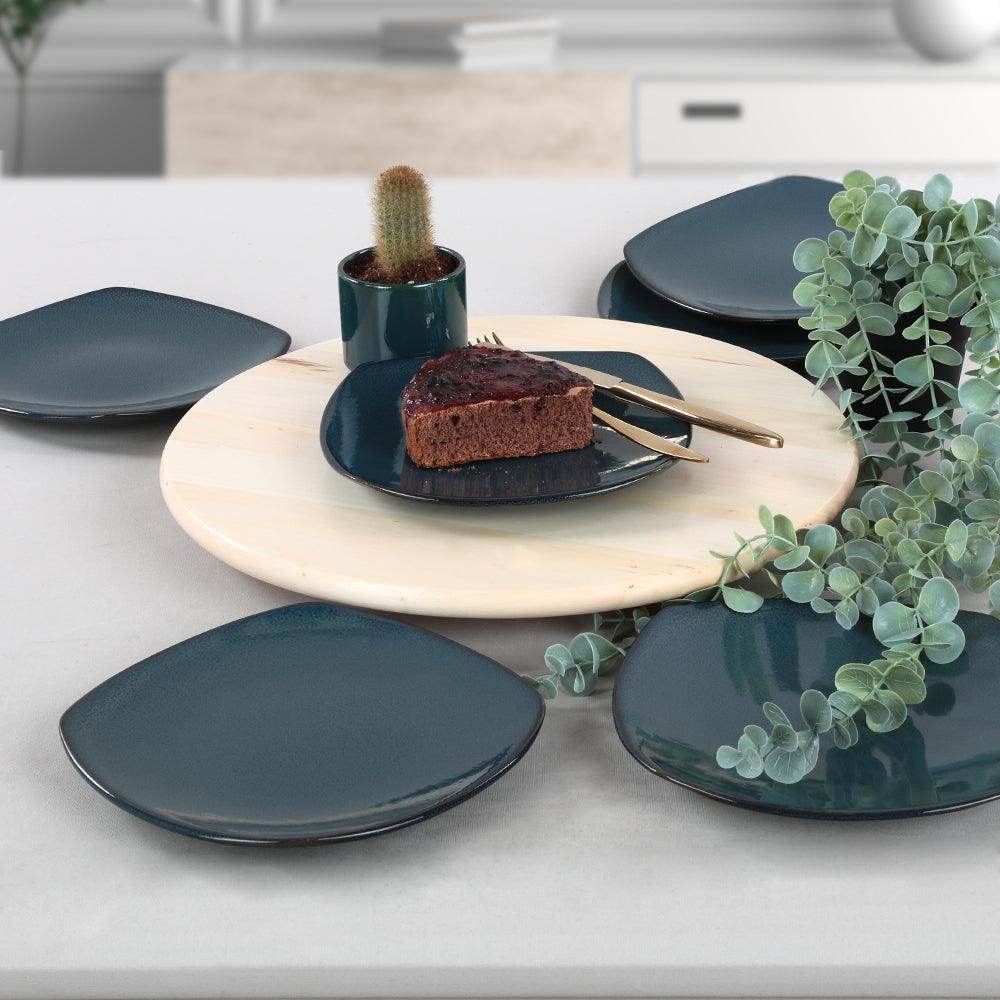 Lapis Köşem Pasta Tabağı 22 Cm 6 Adet