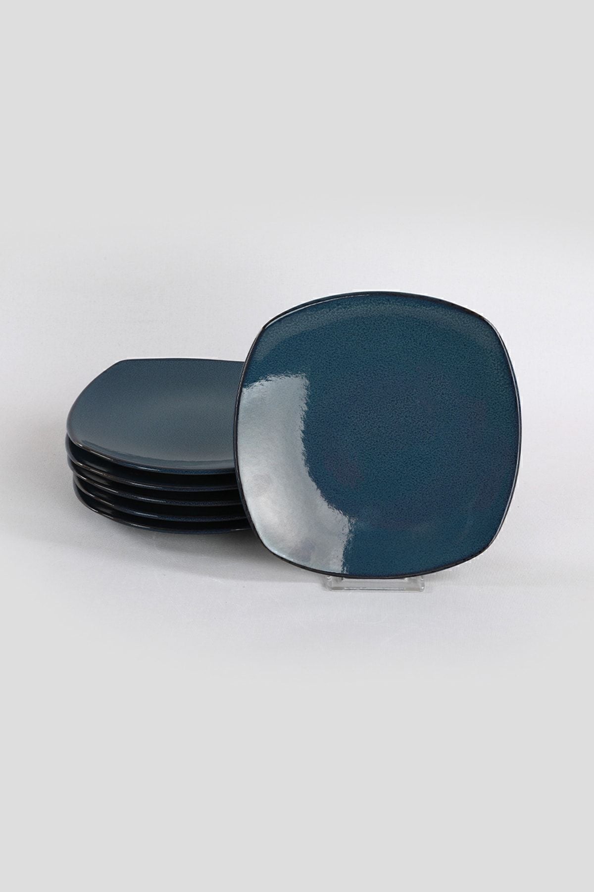 Lapis Köşem Pasta Tabağı 22 Cm 6 Adet