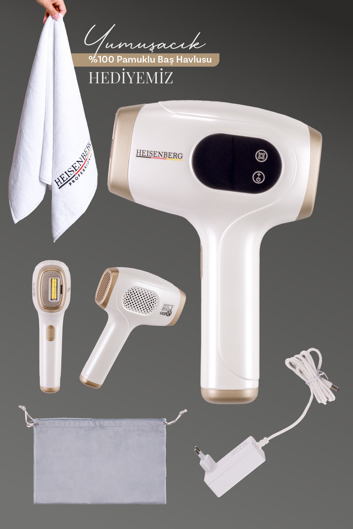 HEISENBERG IPL Buz Lazer Epilasyon Cihazı | Yüz & Vücut Lazer Epilasyon