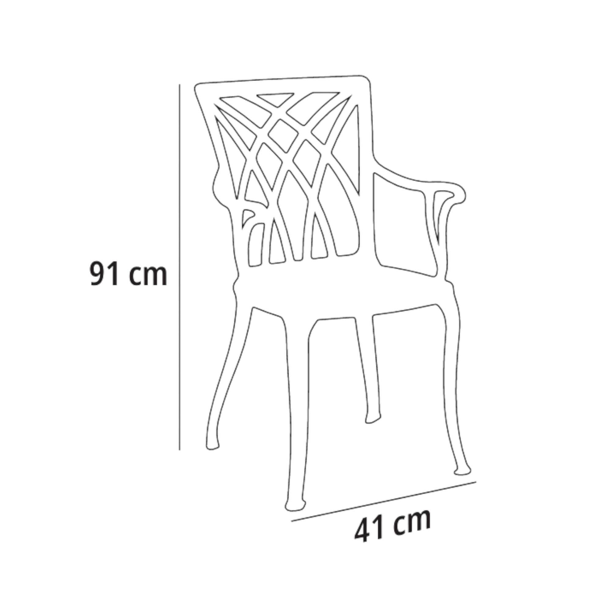 Line 8 Kişilik Döküm Bahçe Masa Takımı | Rehome