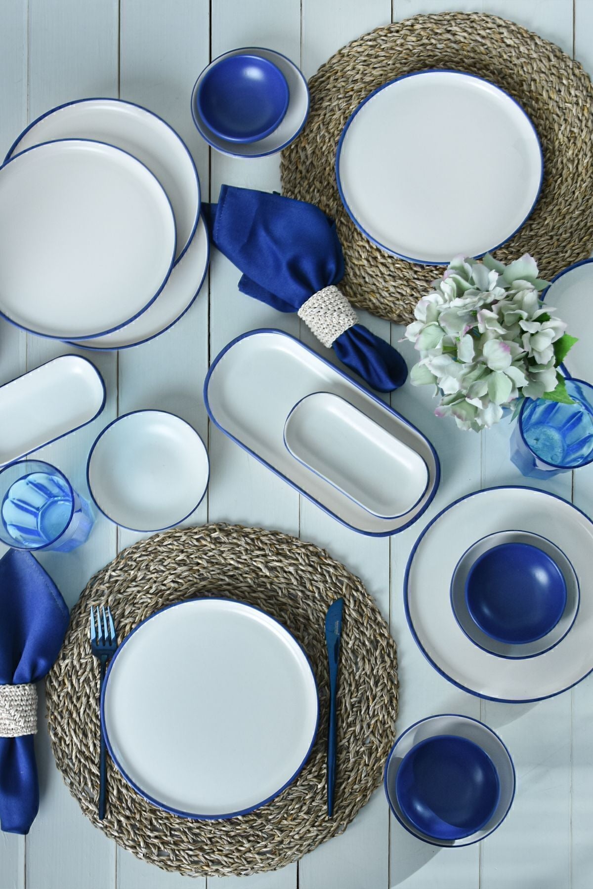 Line Blue Kahvaltı Takımı 18 Parça 6 Kişilik 20004