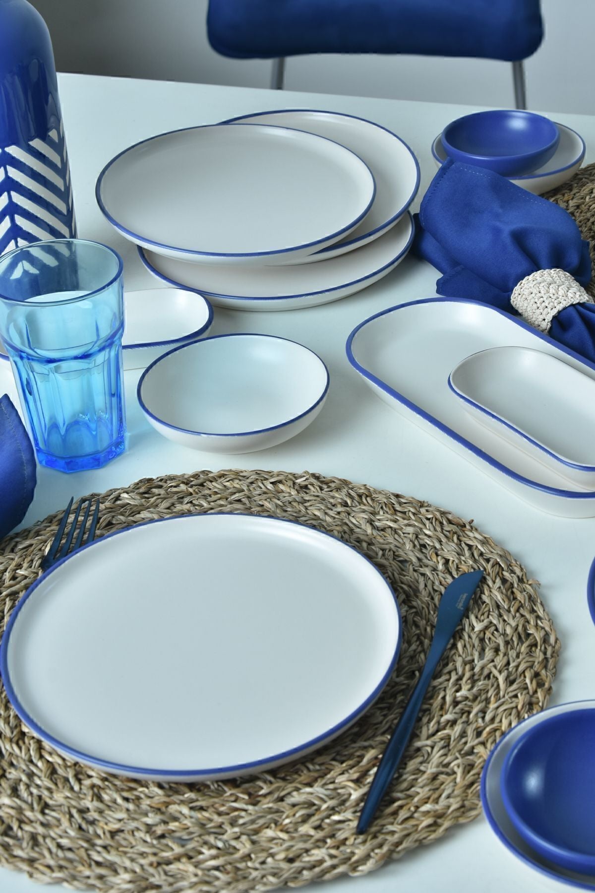 Line Blue Kahvaltı Takımı 18 Parça 6 Kişilik 20004